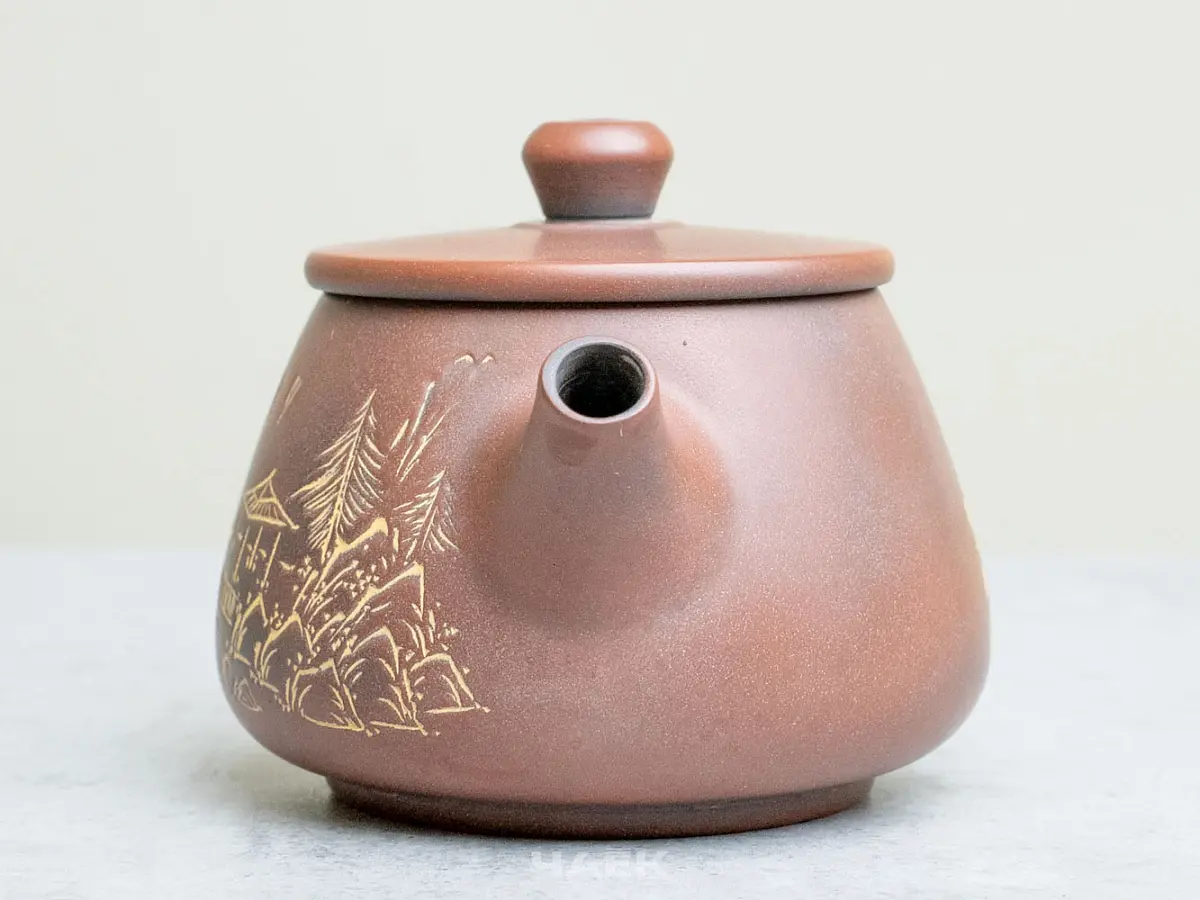 Чайник из Гуанси № 153, керамика Циньчжоу, 115 мл