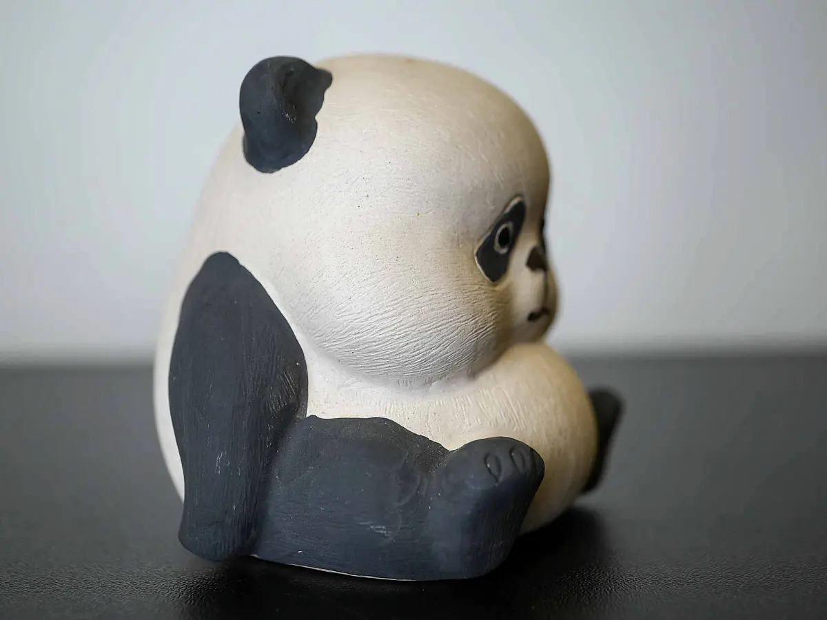 Чайная фигурка «Панда» № 46, исинская глина