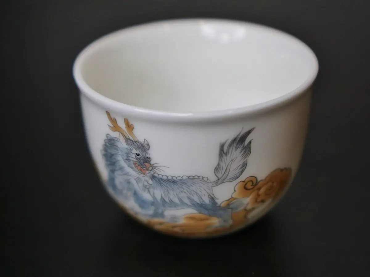 Пиала «Цилинь» № 31, фарфор Цзиньдэчжень, 130 мл