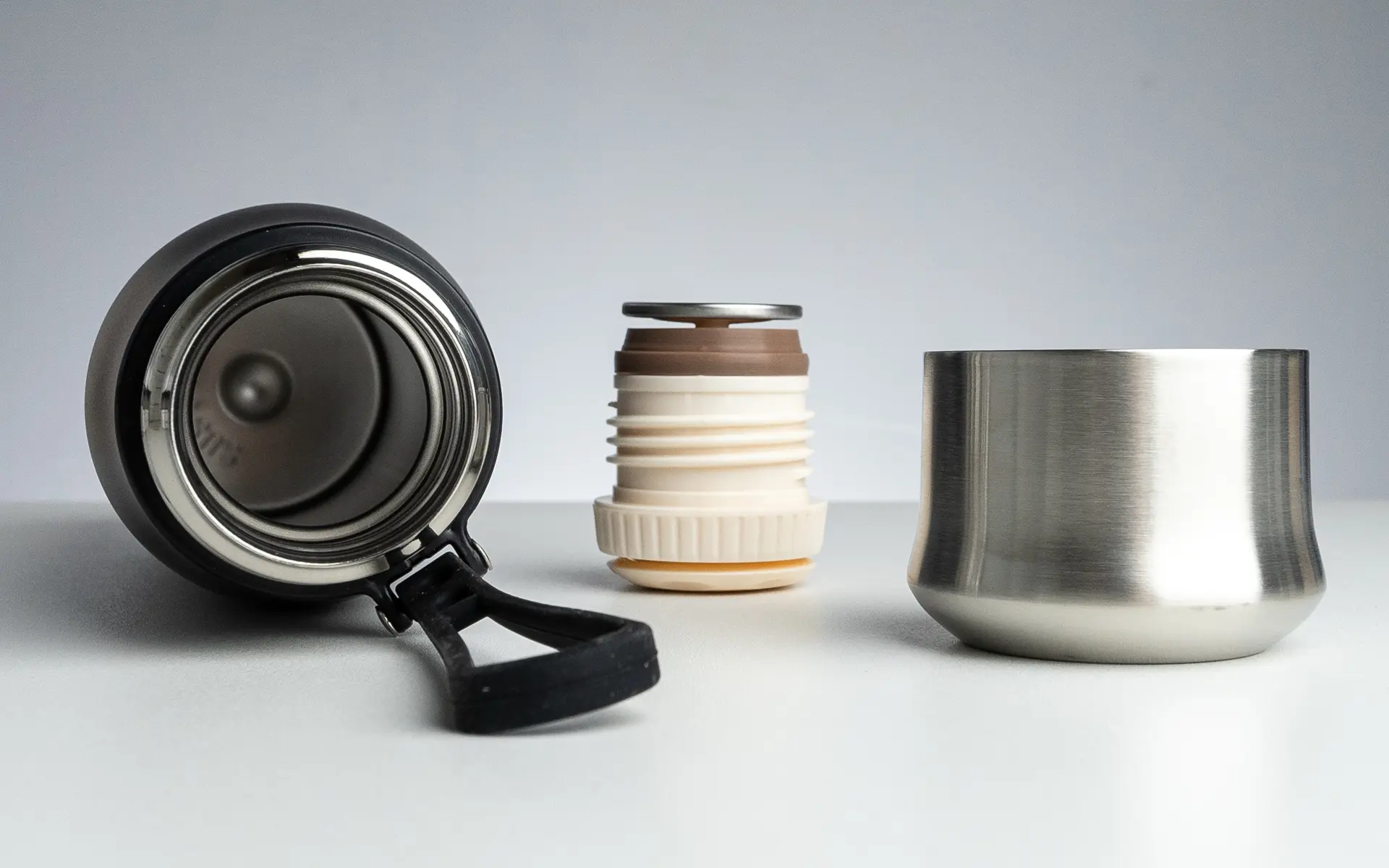 Термос для чая «ТЕРМÓЗ» с кнопкой, ЧАЁК, 800 мл