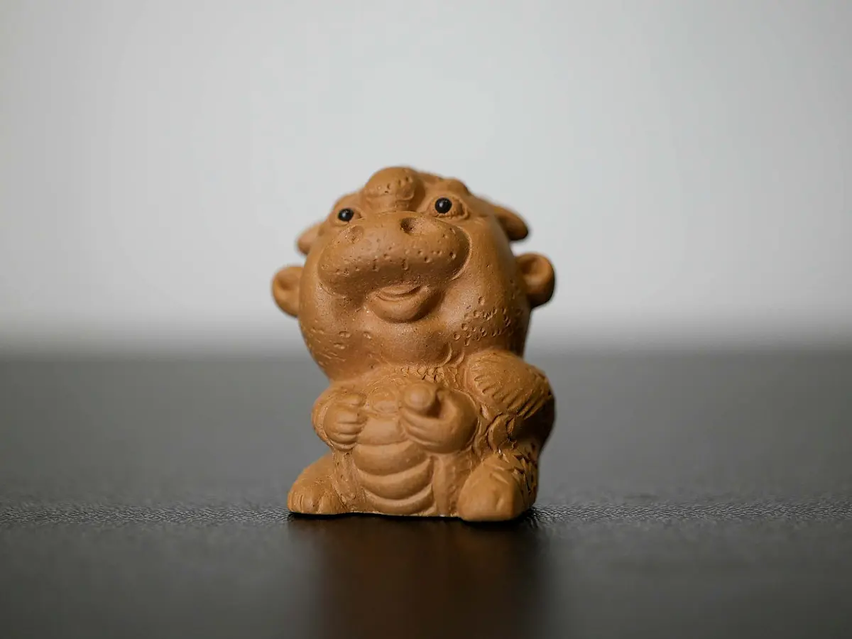 Чайная фигурка «Дракон» № 66, исинская глина