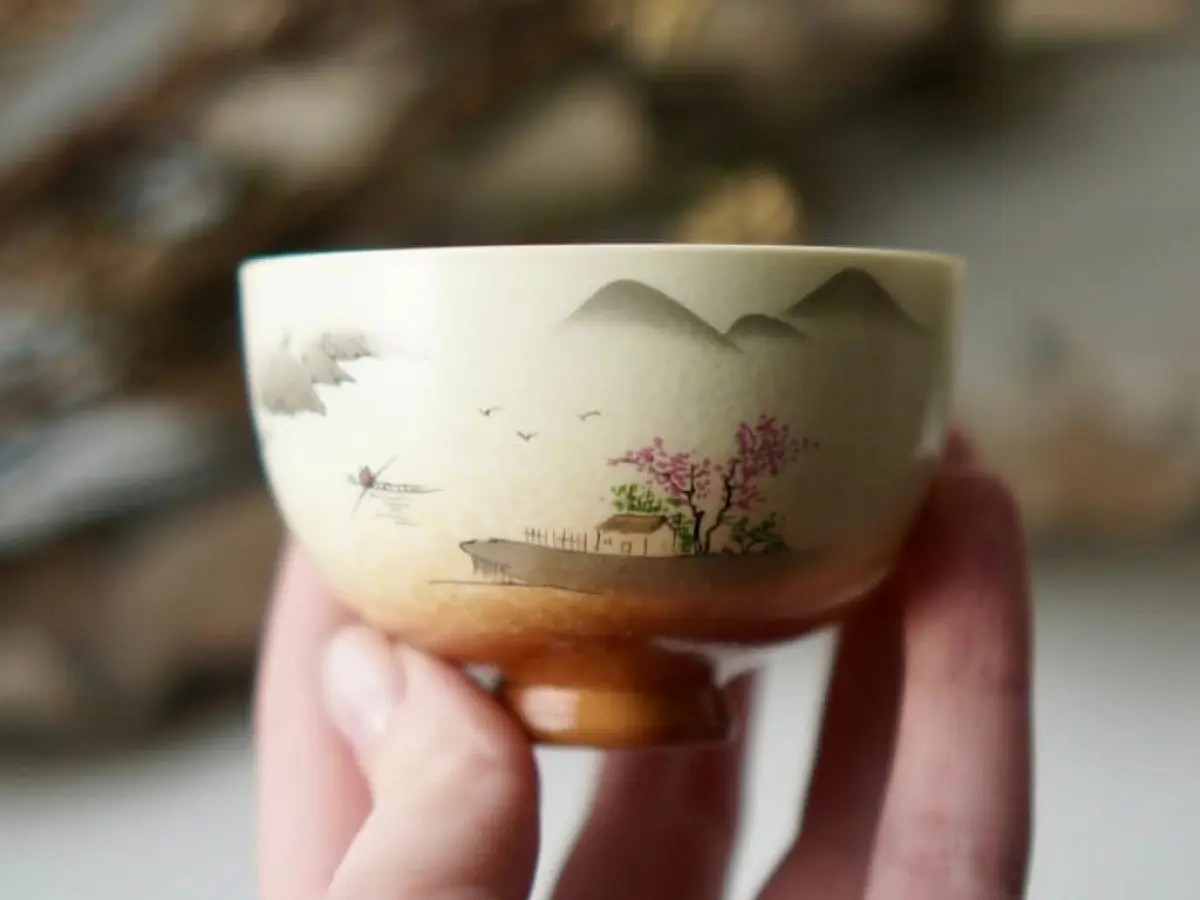 Пиала № 25, керамика Цзиндэчжень, 80 мл