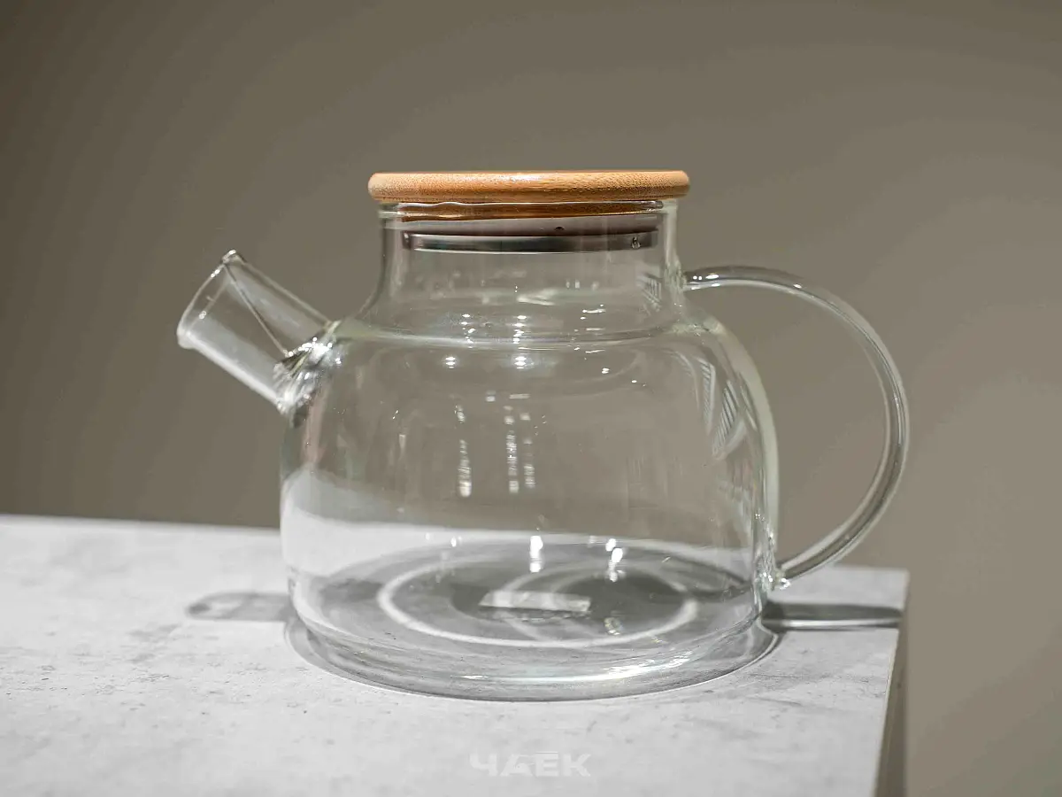 Стекляный чайник для варки, 900 мл