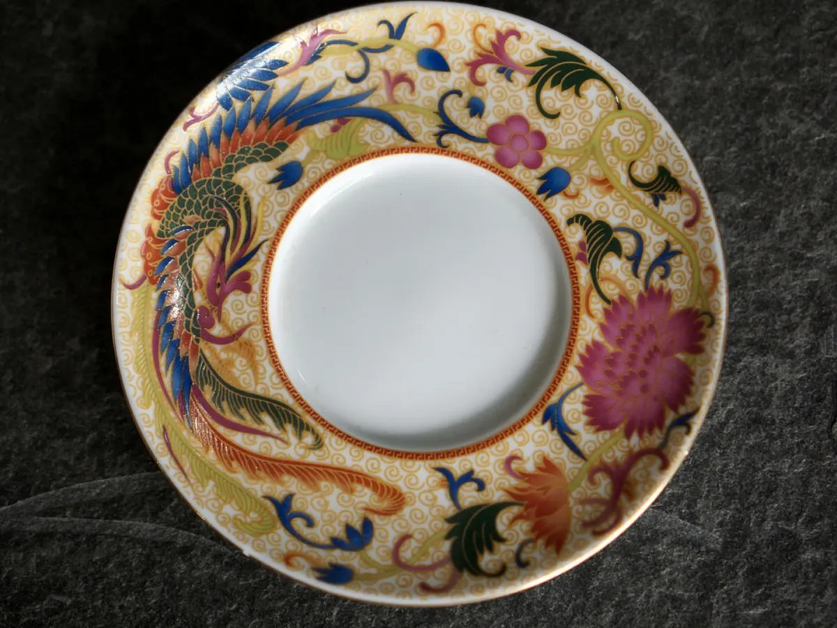 Гайвань «Дракон и павлин», фарфор Цзиндэчжэнь, 200 мл