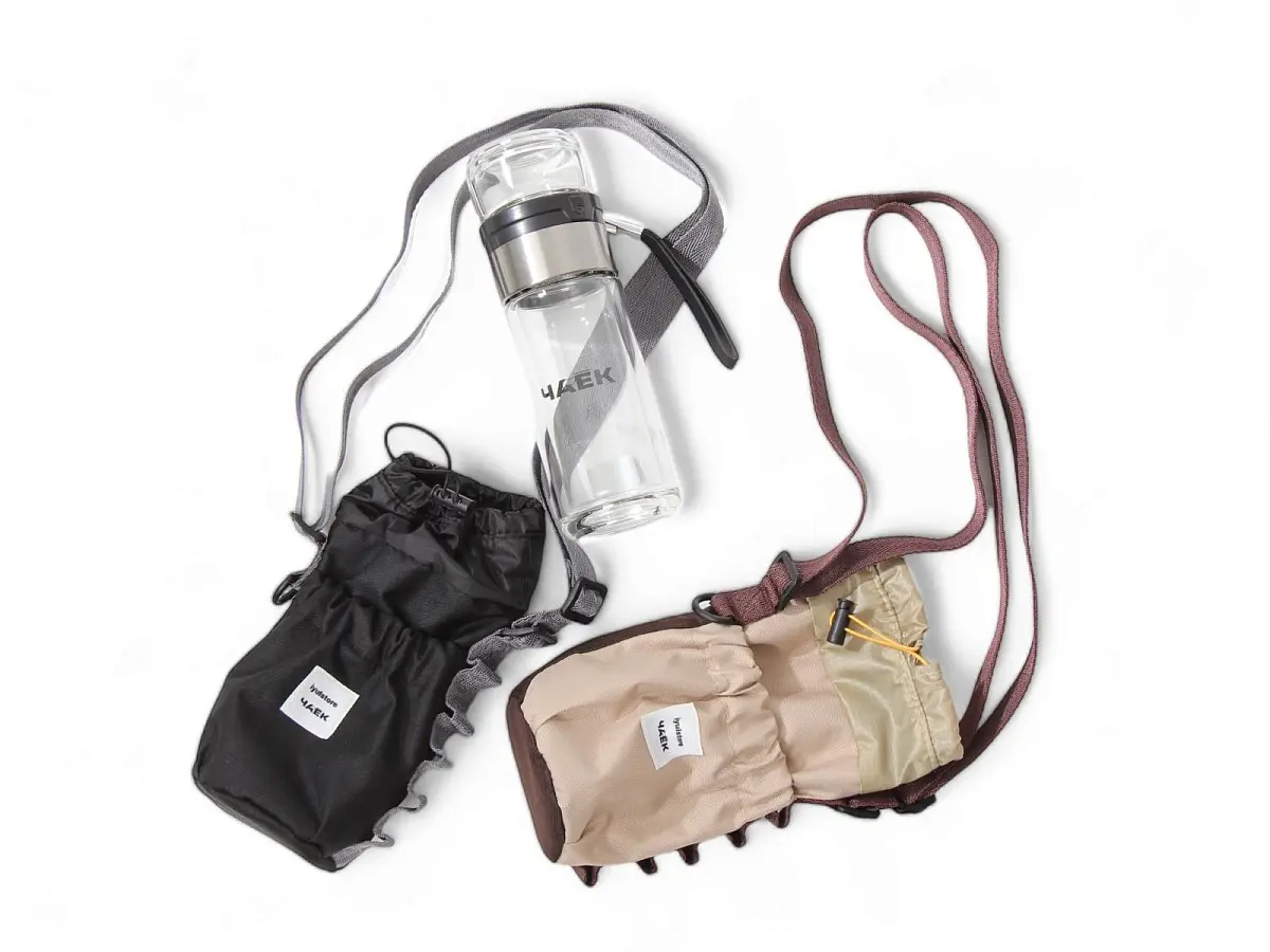 Сумка для колбы «Я с тобой», чёрная