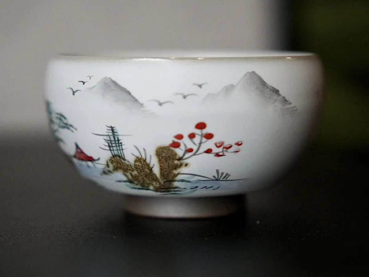 Пиала № 45, керамика Дэхуа, 90 мл