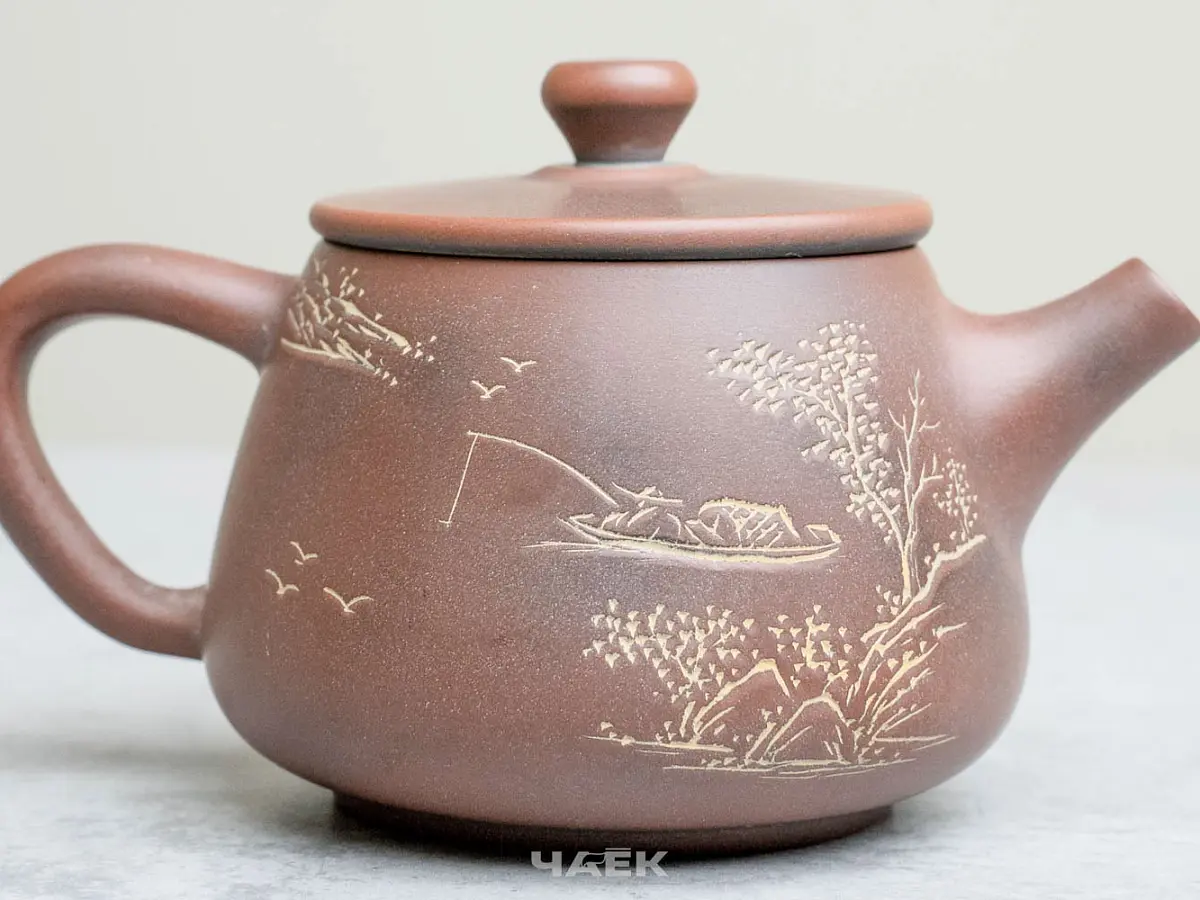 Чайник из Гуанси № 171, керамика Циньчжоу, 119 мл