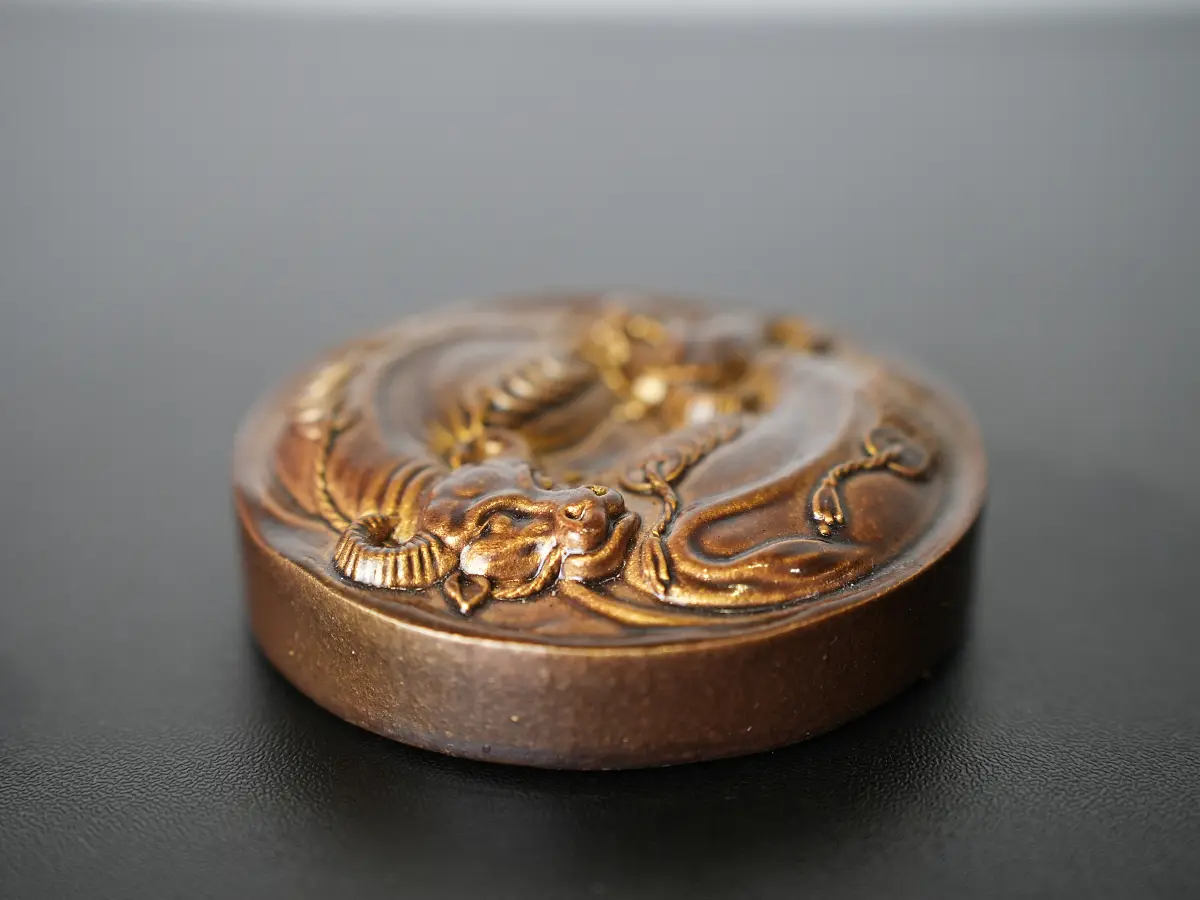 Чайная фигурка «Быки» № 41, меняющая цвет