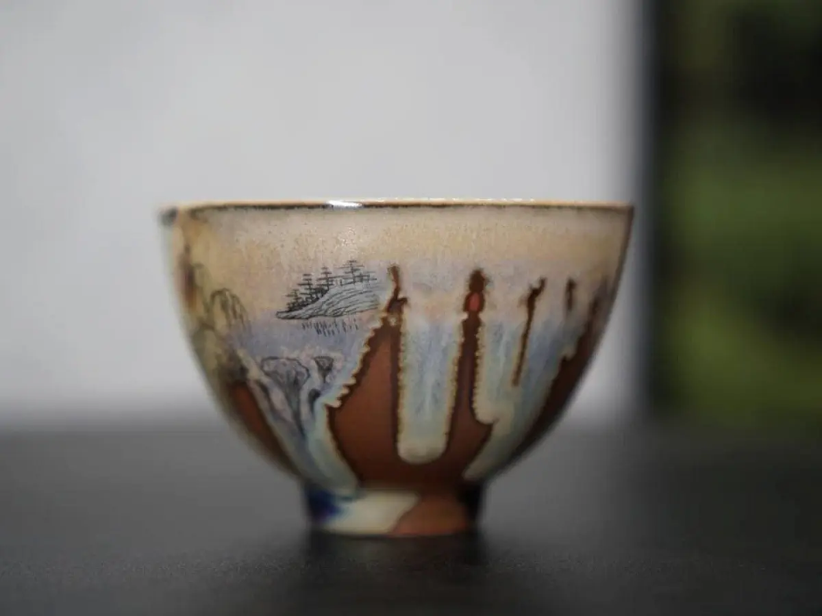 Пиала 21, керамика Цзиндэчжэнь, 108 мл