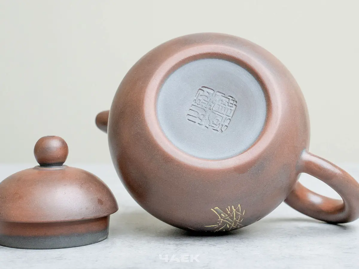Чайник из Гуанси № 177, керамика Циньчжоу, 115 мл