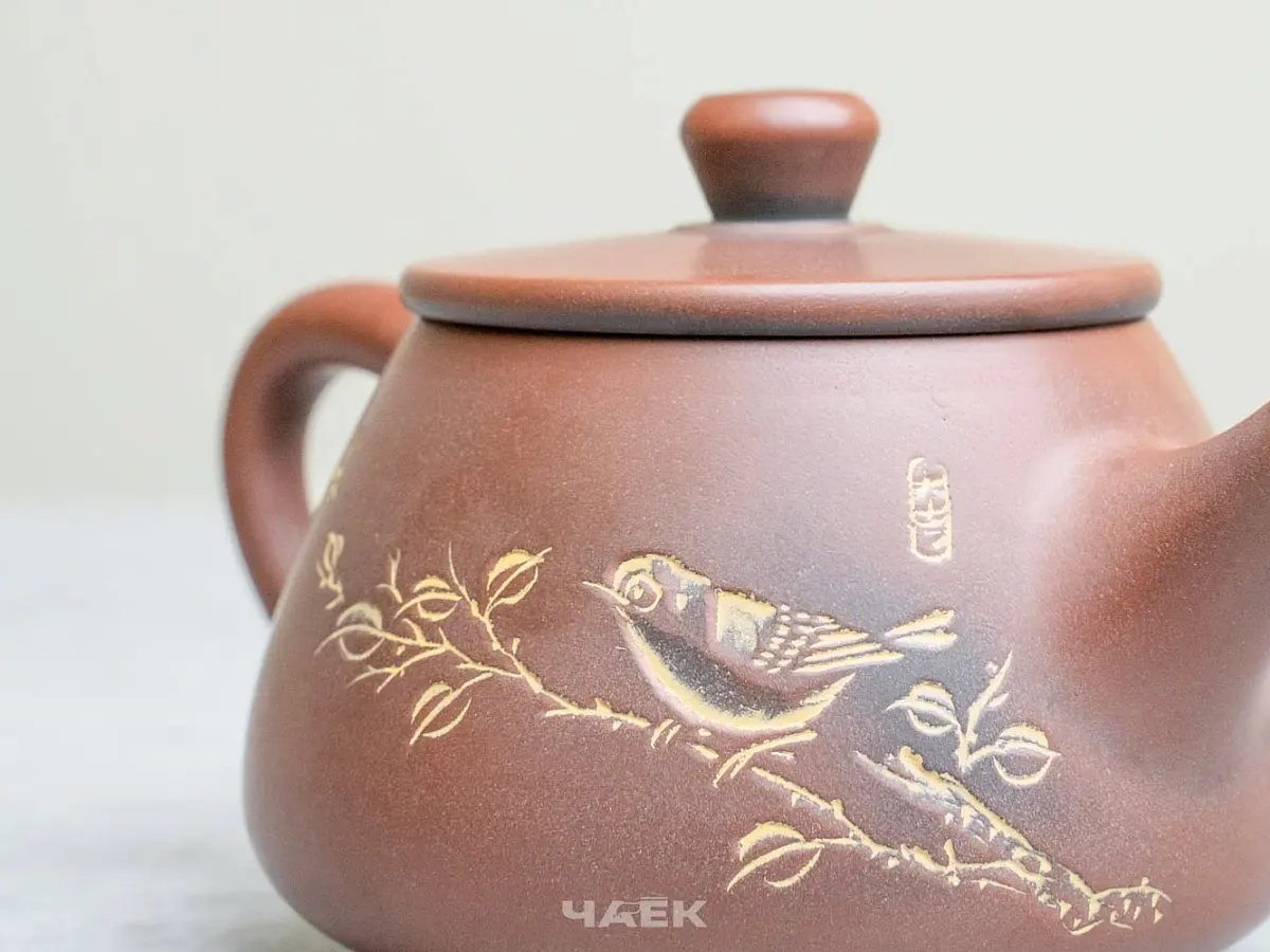 Чайник из Гуанси № 152, керамика Циньчжоу, 134 мл