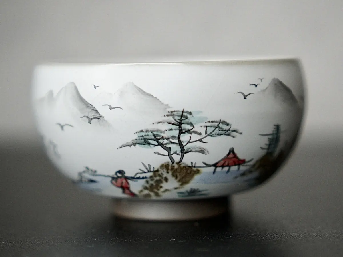 Пиала № 45, керамика Дэхуа, 90 мл