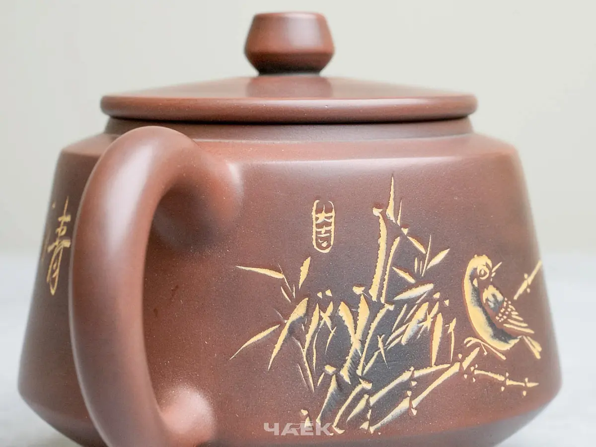 Чайник из Гуанси № 176, керамика Циньчжоу, 200 мл