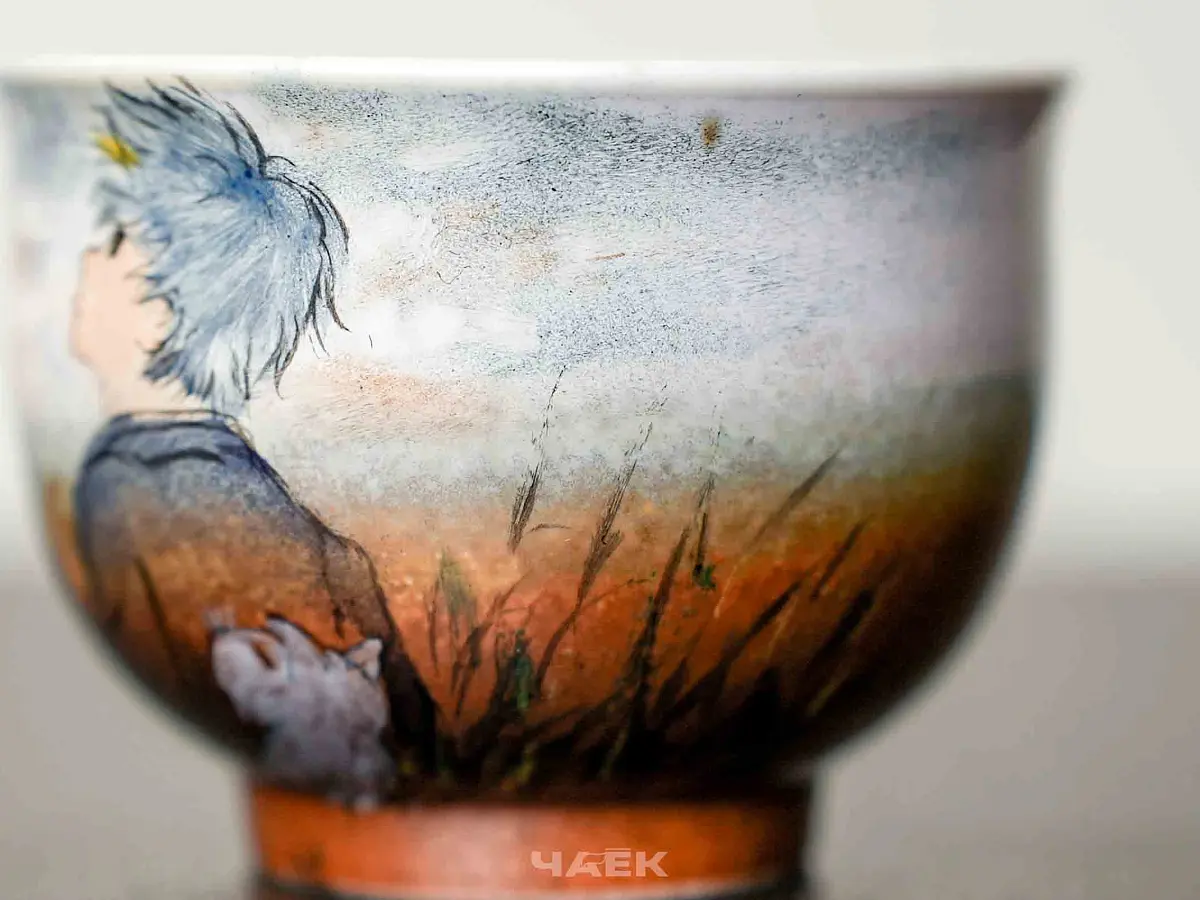 Пиала № 309, керамика Цзиндэчжэнь, 100 мл