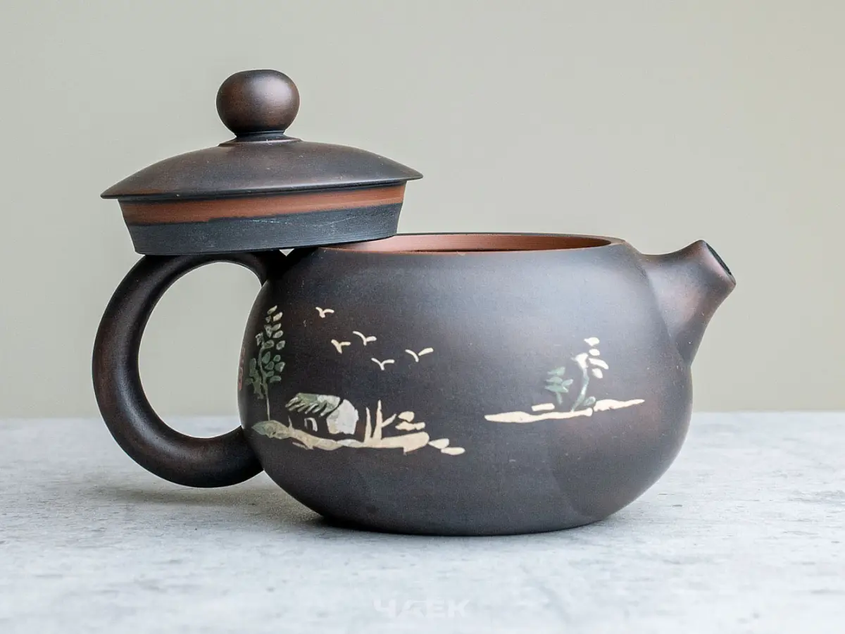 Чайник № 96 из керамики Цзяньшуй, 118 мл