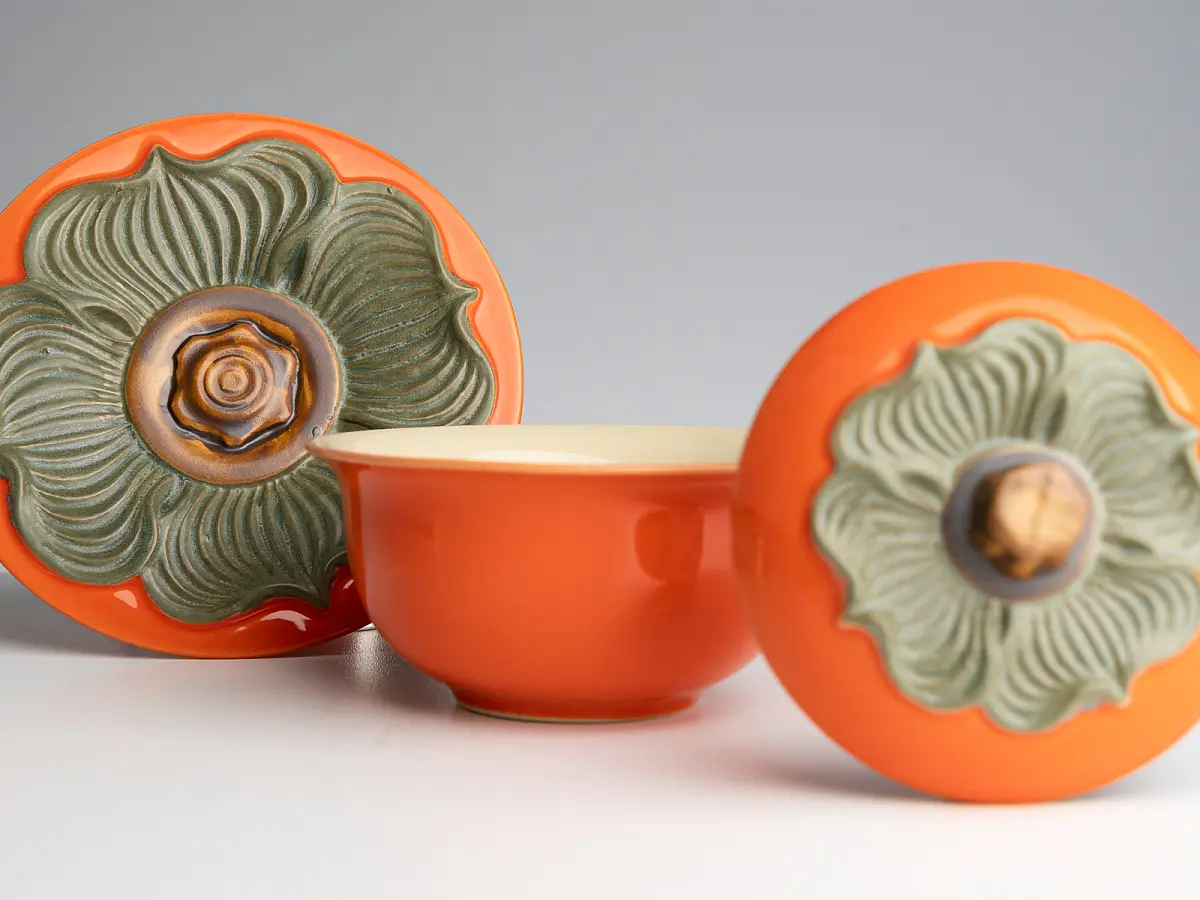 Гайвань «Хурма» № 247, керамика, 140 мл