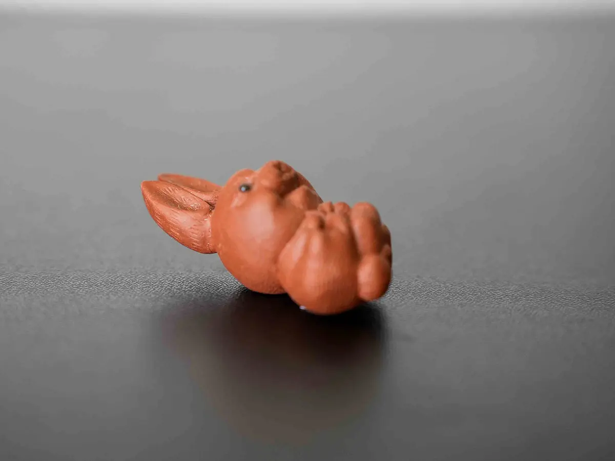 Чайная фигурка «Заяц» № 82, исинская глина