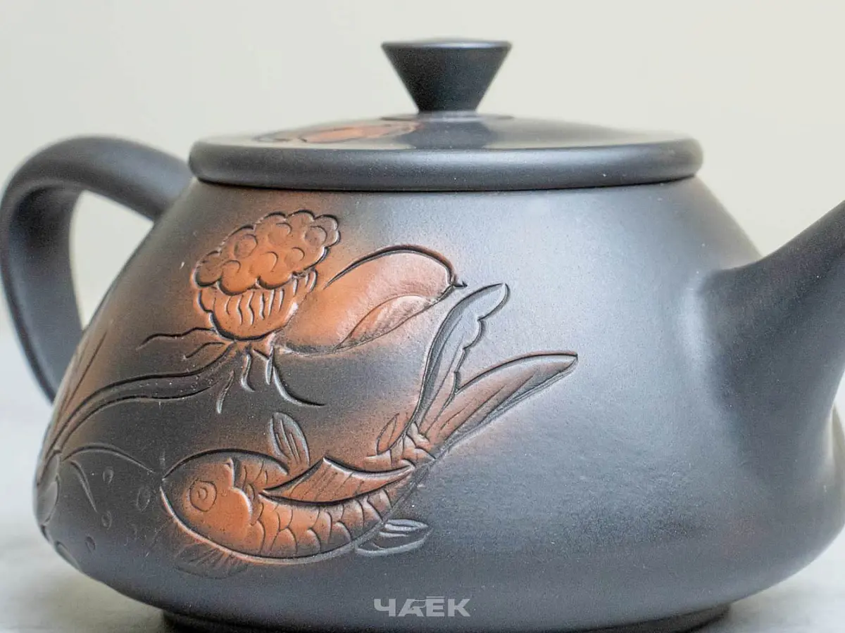 Чайник из Гуанси № 150, керамика Циньчжоу, 165 мл