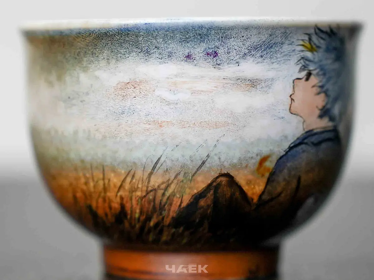 Пиала № 309, керамика Цзиндэчжэнь, 100 мл