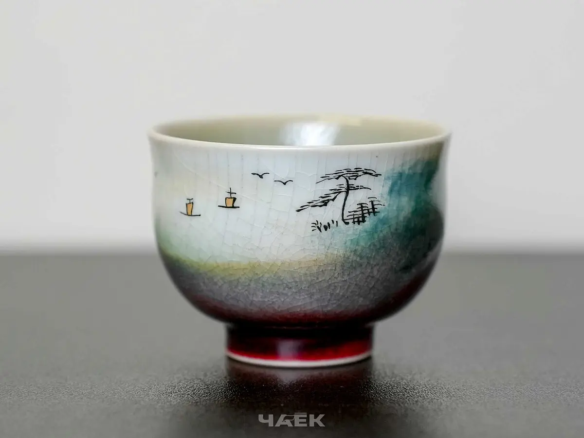 Пиала № 266, керамика Цзиндэчжэнь, 82 мл
