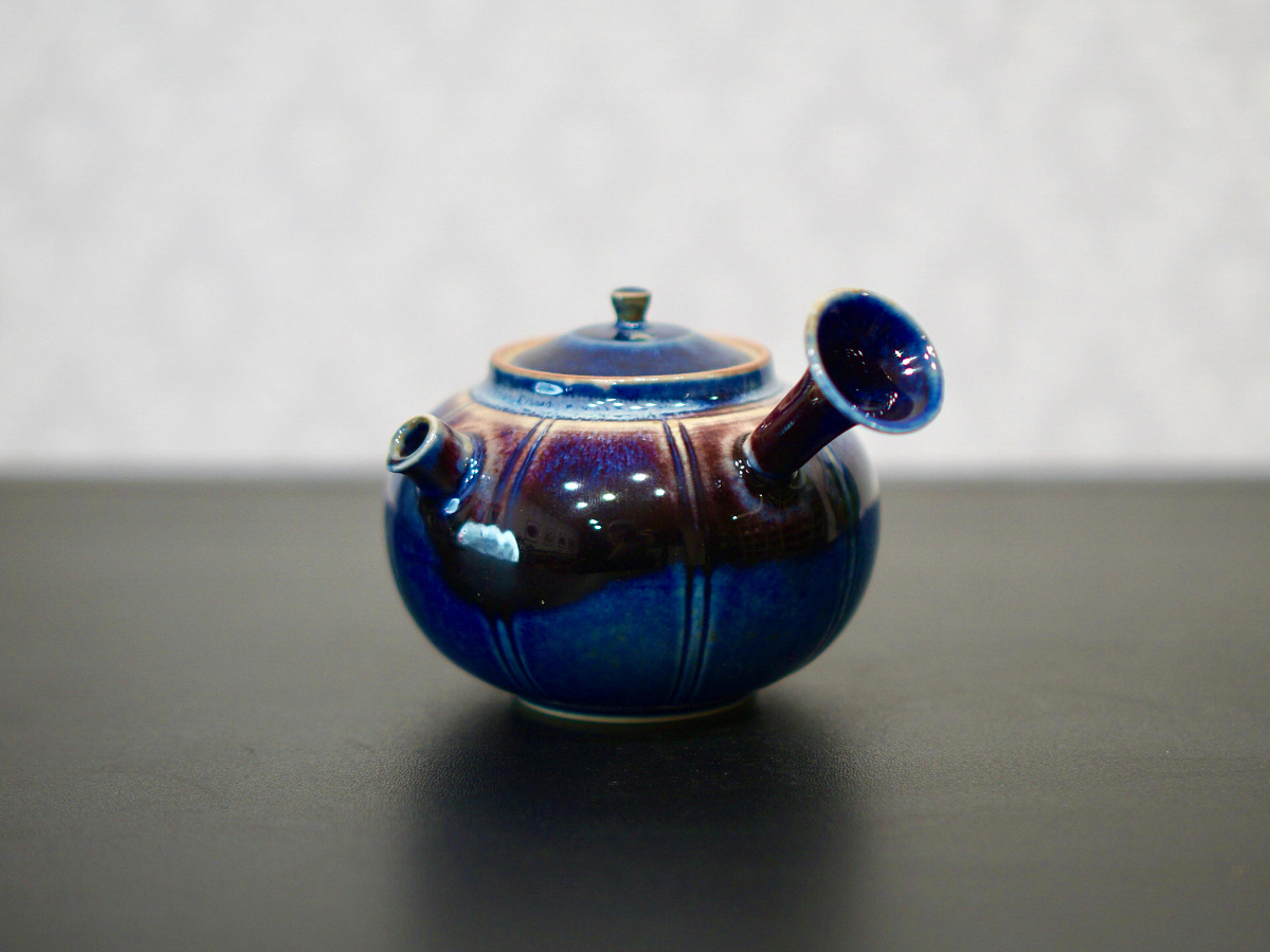 Чайник с боковой ручкой 107, керамика Цзиндэчжень, 175 мл