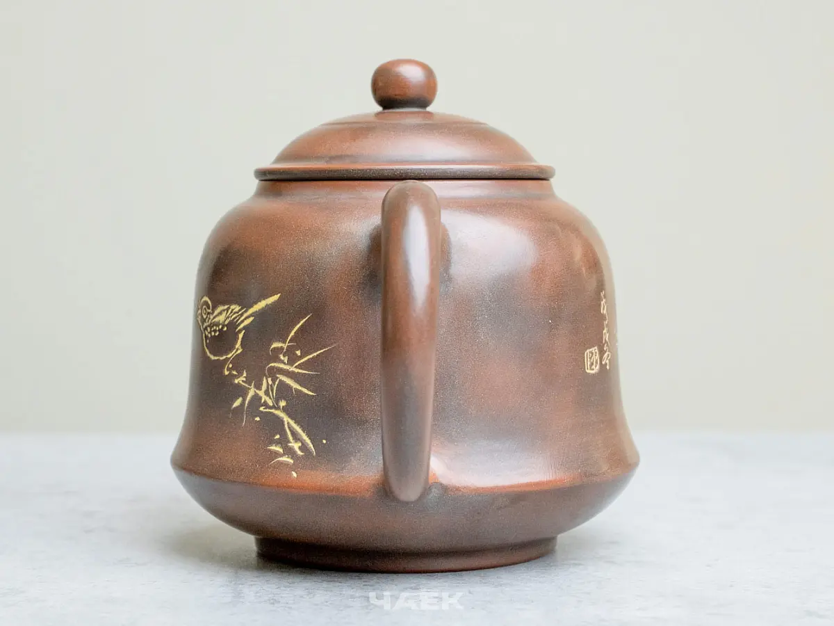 Чайник из Гуанси № 184, керамика Циньчжоу, 215 мл