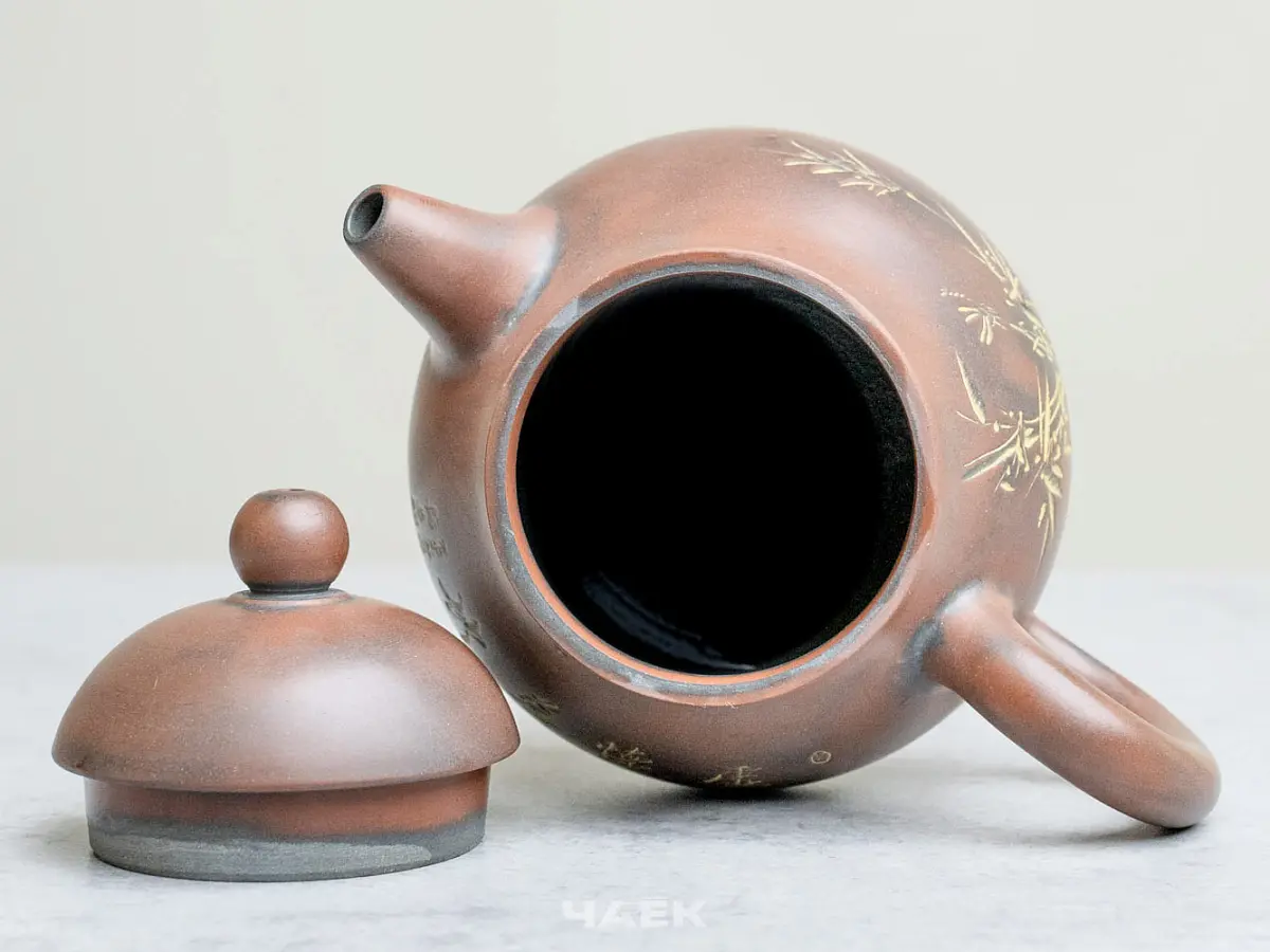 Чайник из Гуанси № 177, керамика Циньчжоу, 115 мл