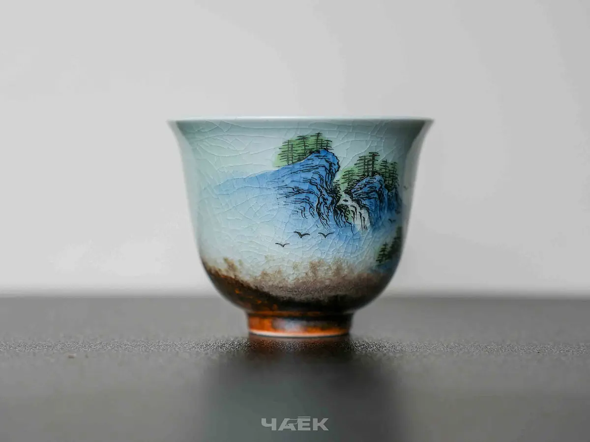 Пиала № 324, керамика Цзиндэчжэнь, 100 мл