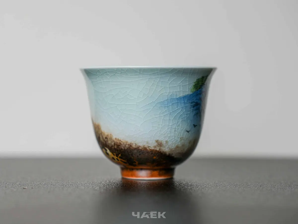 Пиала № 324, керамика Цзиндэчжэнь, 100 мл