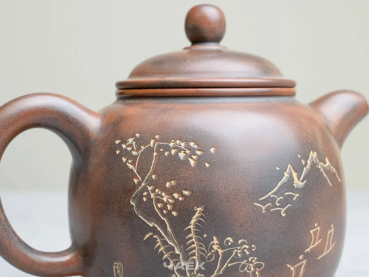 Чайник из Гуанси № 185, керамика Циньчжоу, 185 мл