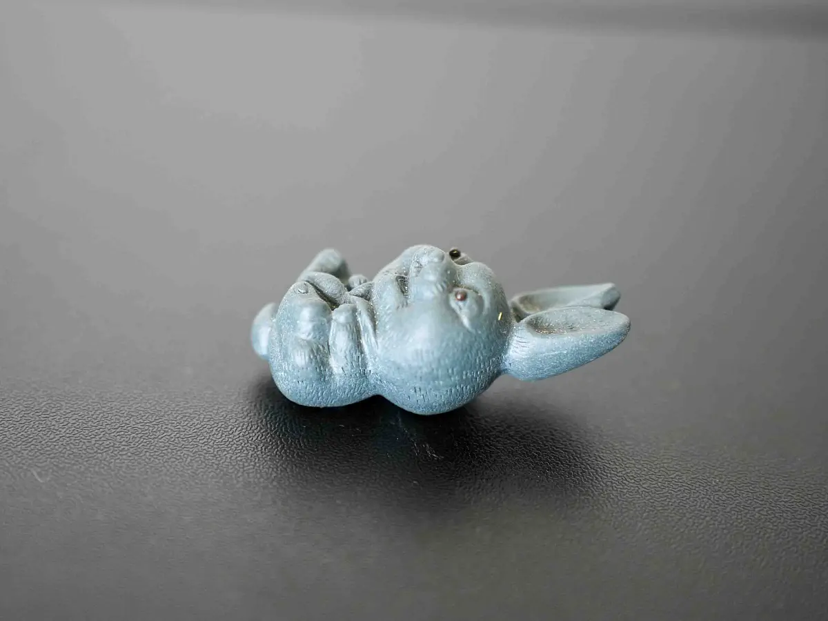Чайная фигурка «Заяц» № 83, исинская глина