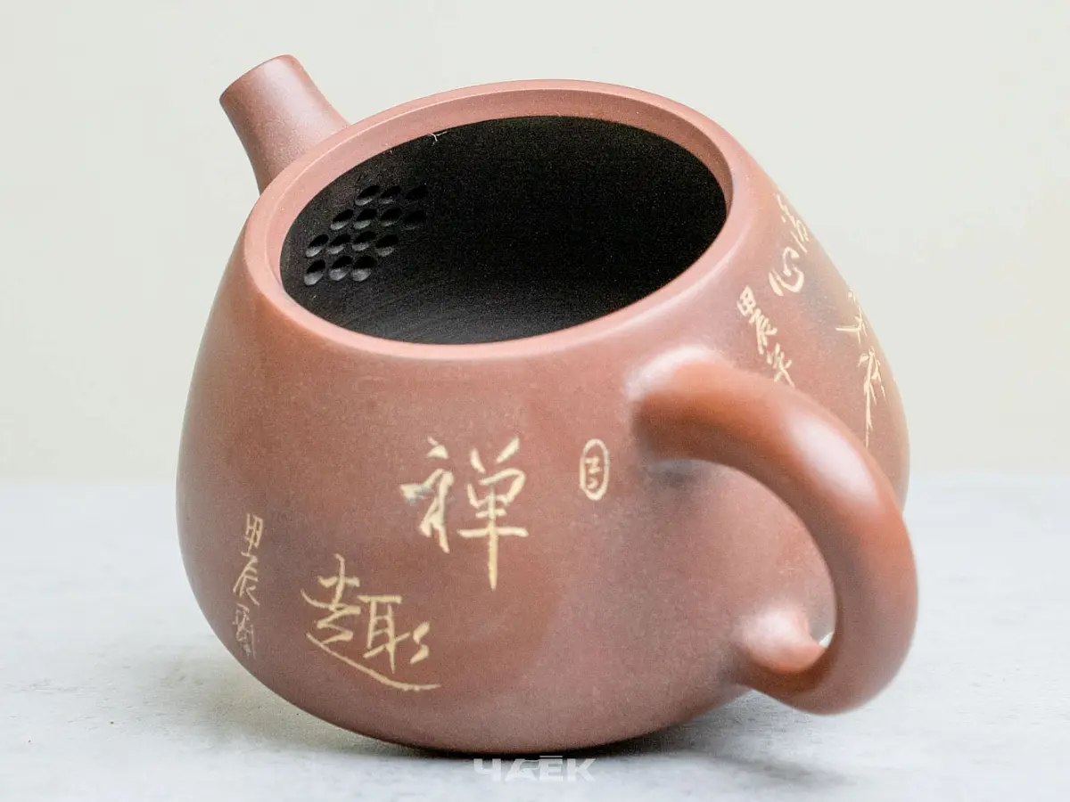 Чайник из Гуанси № 155, керамика Циньчжоу, 118 мл