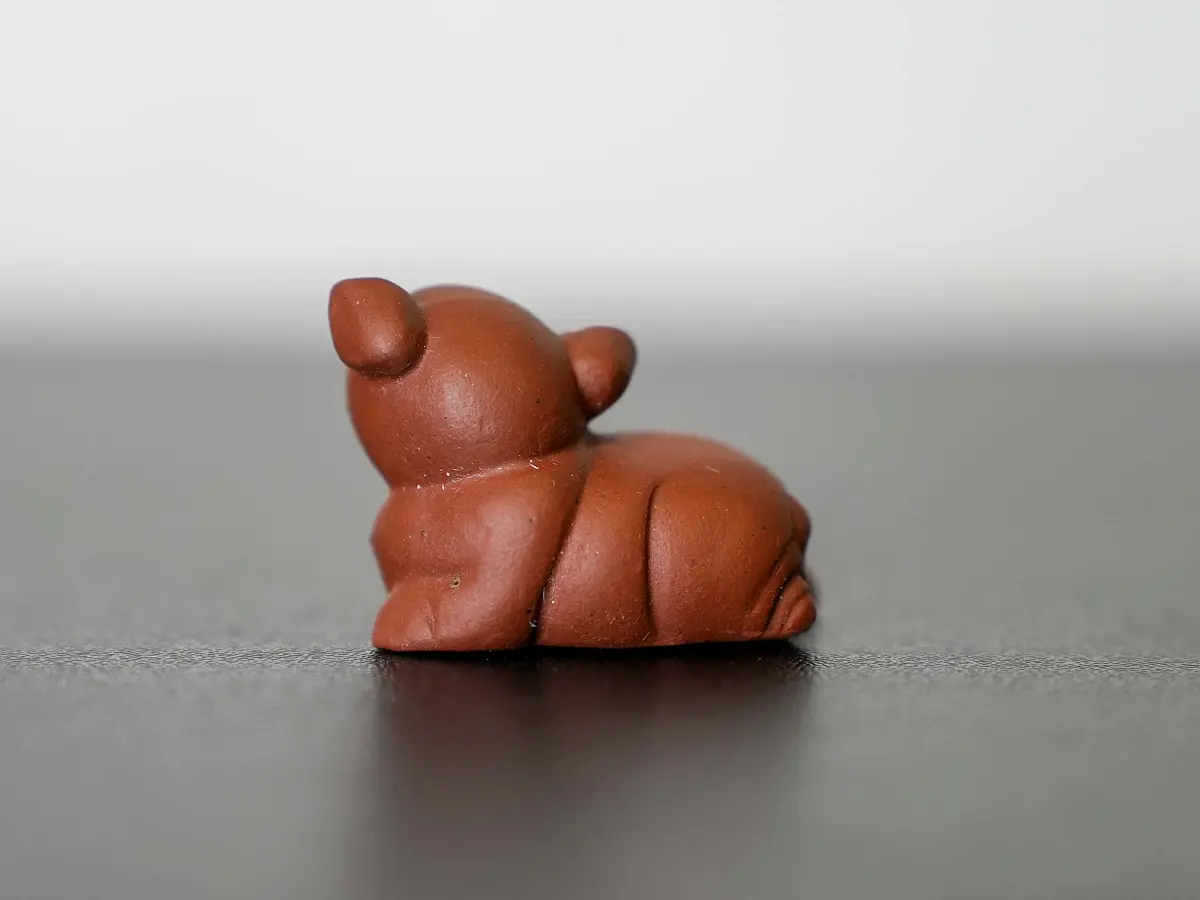 Чайная фигурка «Поросёнок» № 78, исинская глина