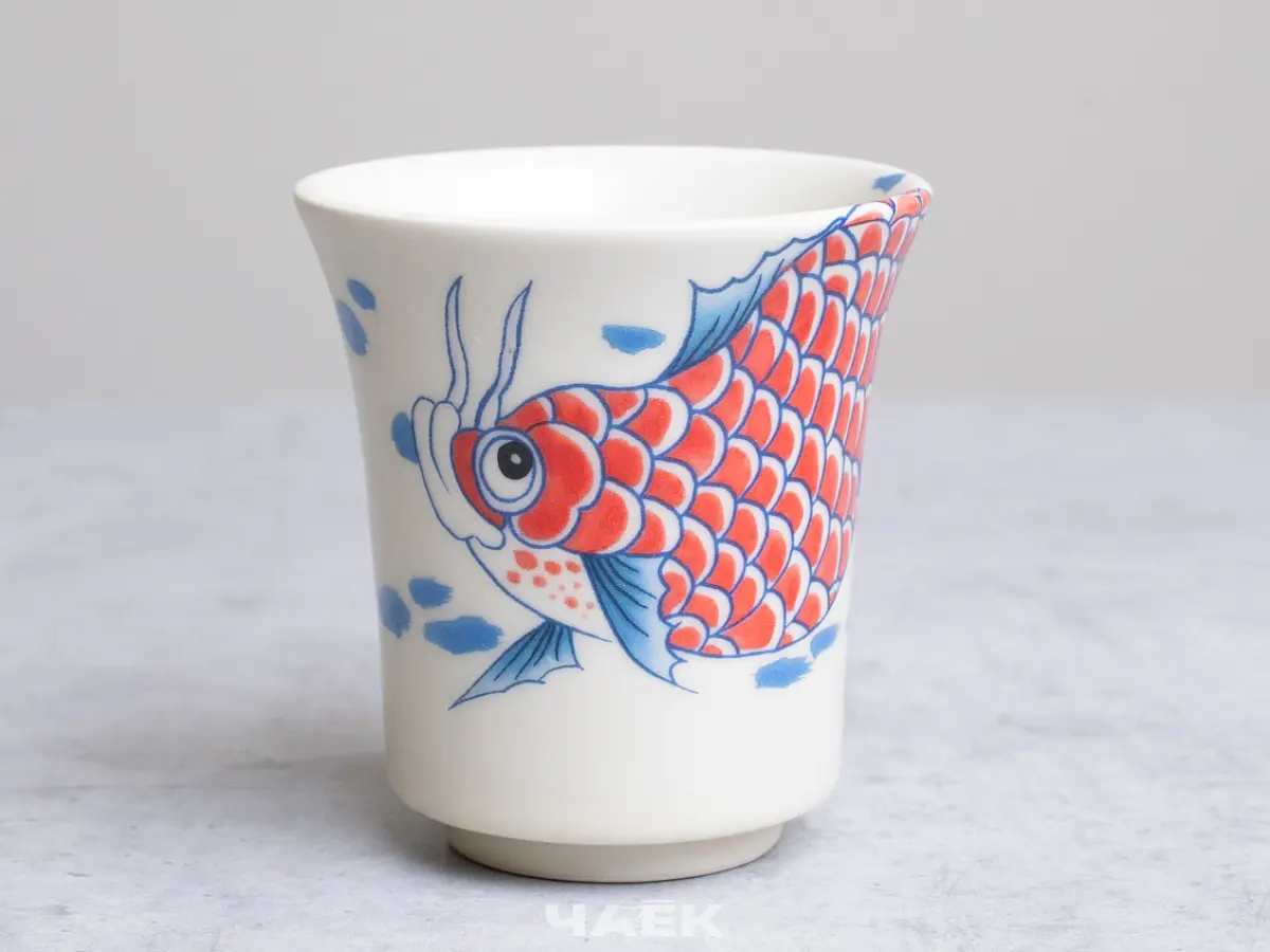 Пиала «Рыба» № 344, керамика, 77 мл