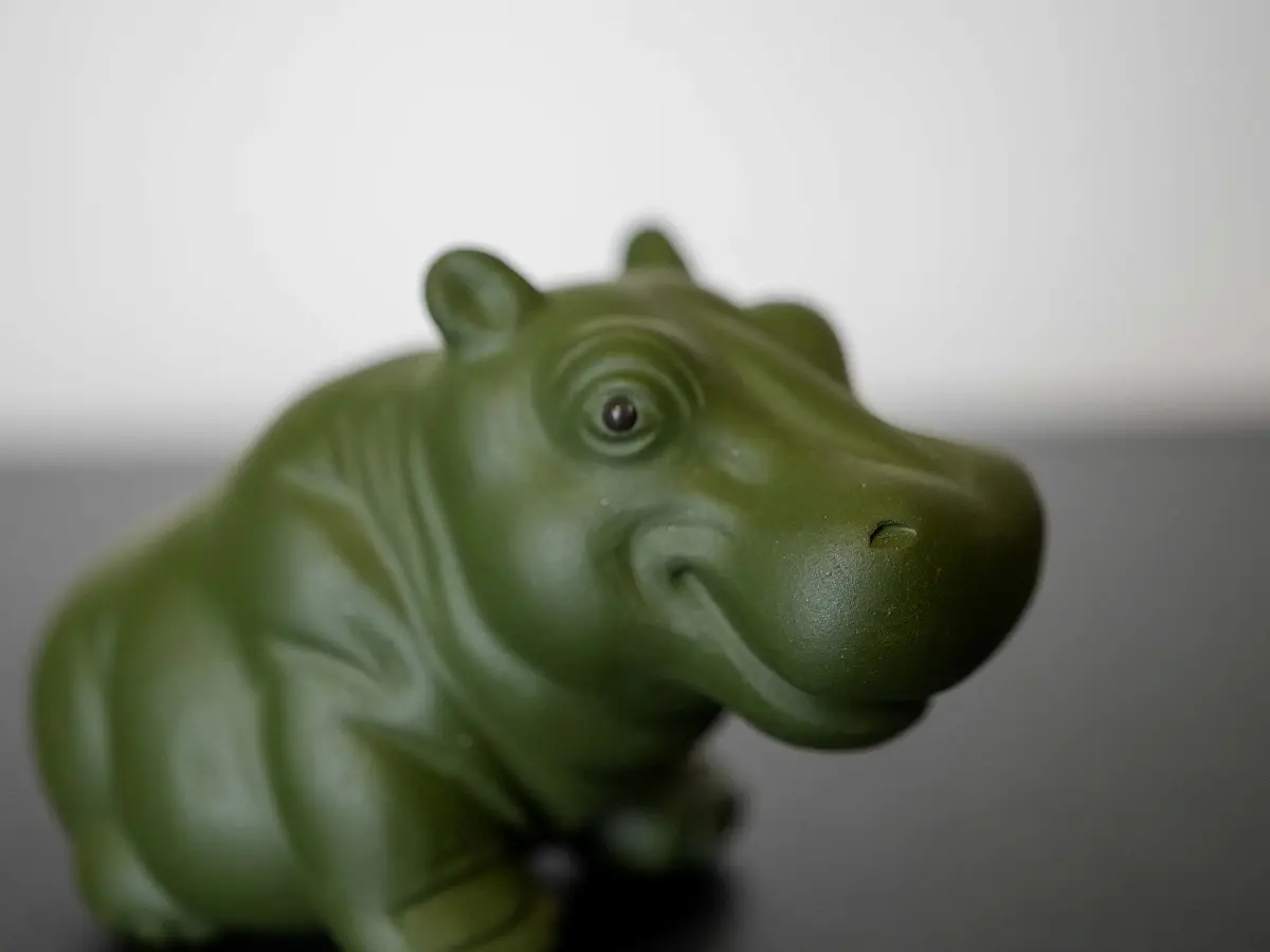 Чайная фигурка «Бегемот» № 96, исинская глина