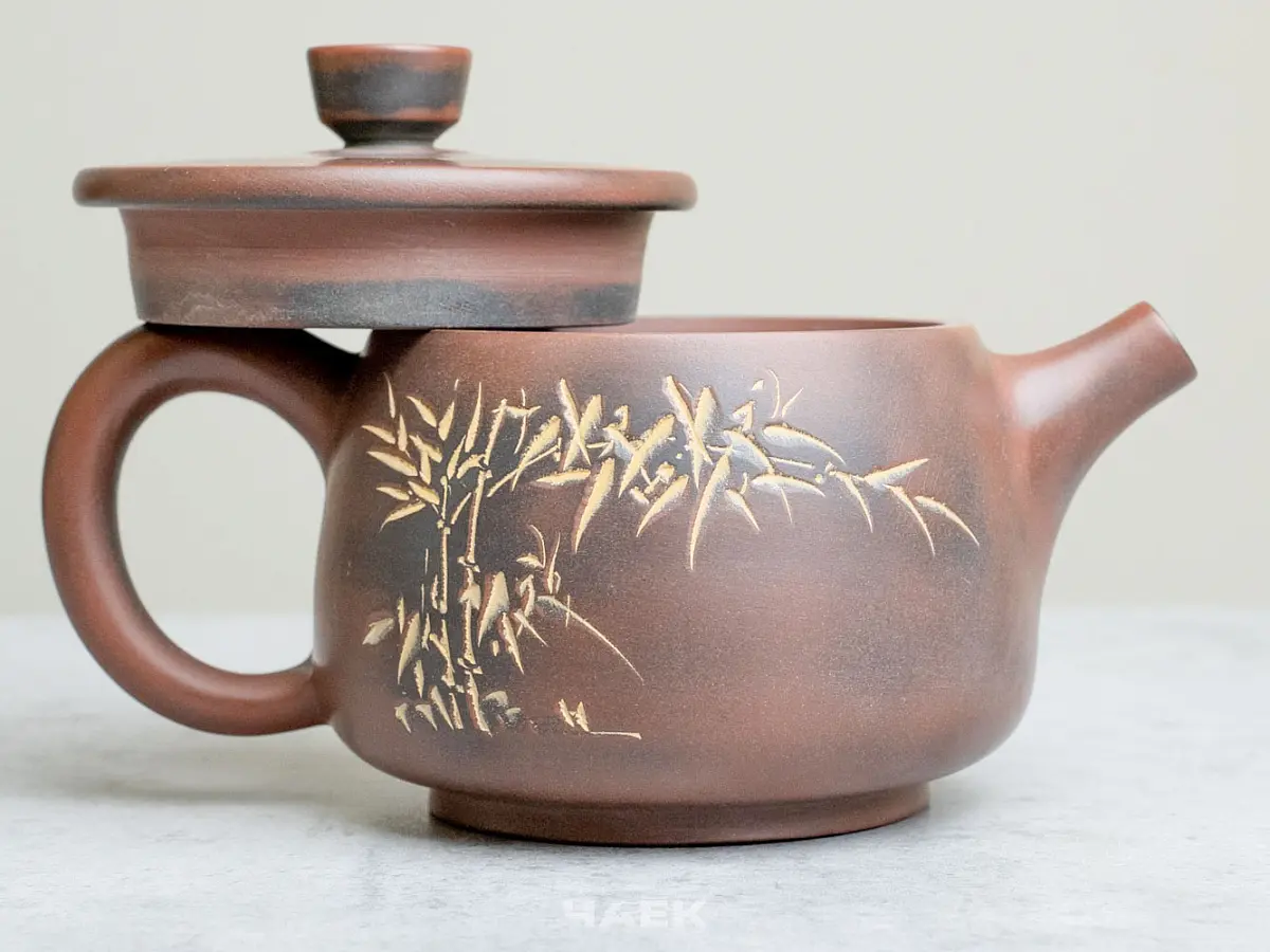 Чайник из Гуанси № 180, керамика Циньчжоу, 143 мл