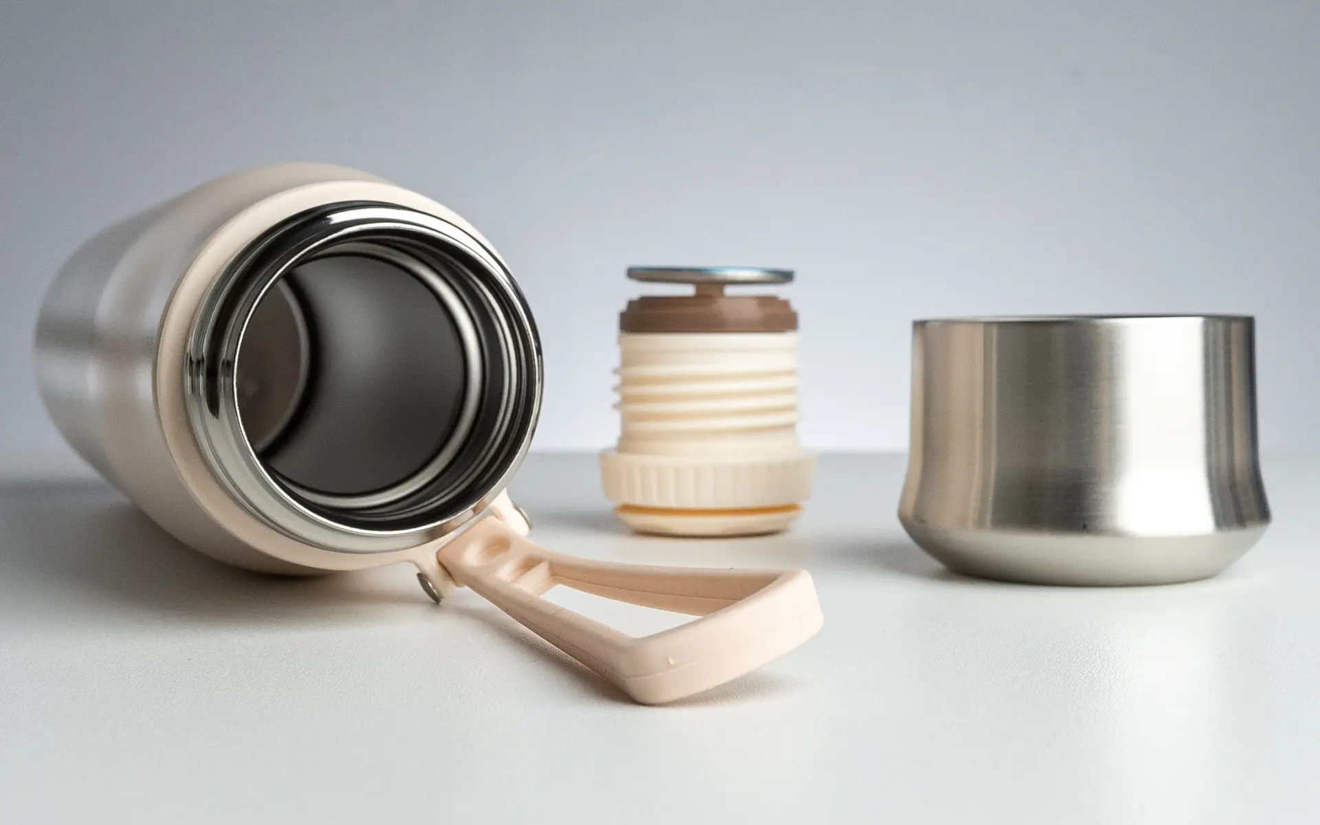 Термос для чая «ТЕРМÓЗ» с кнопкой, ЧАЁК, 800 мл