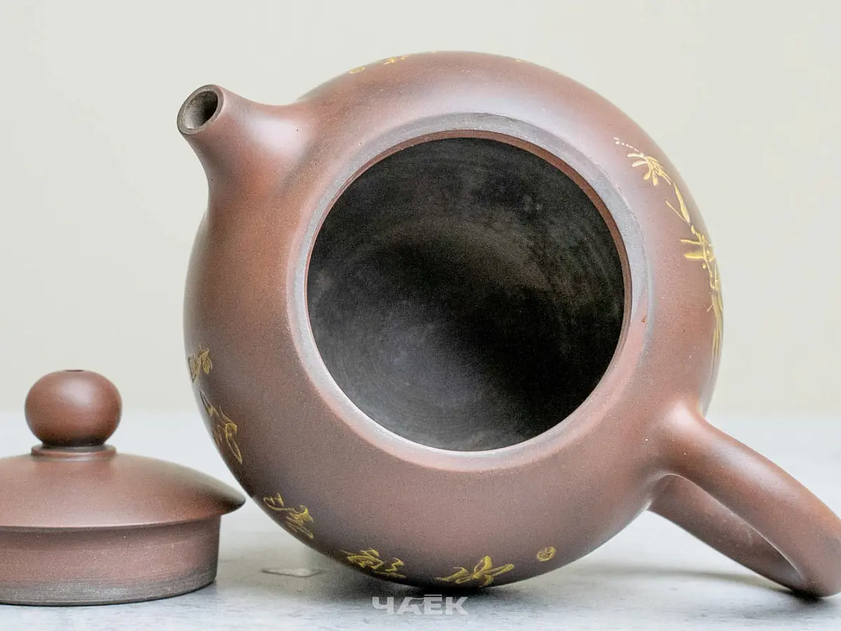 Чайник из Гуанси № 191, керамика Циньчжоу, 118 мл
