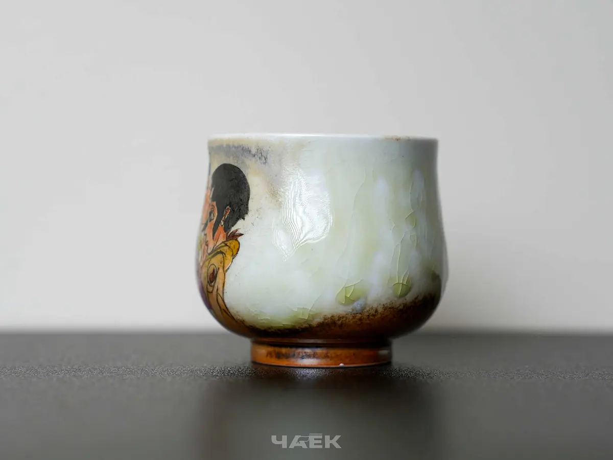 Пиала «НаруХина» № 341, керамика Цзиндэчжэнь, 88 мл