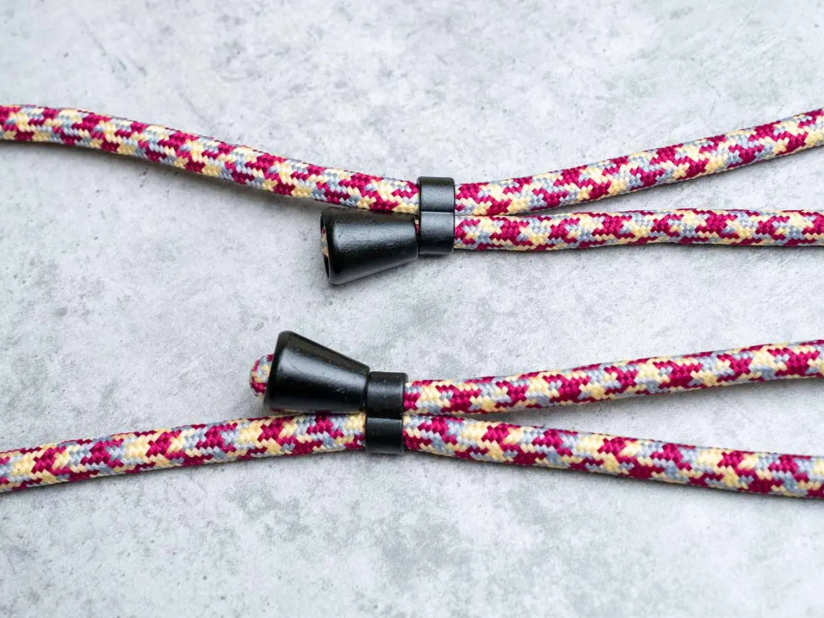 Шнурок для колбы, красно-синий