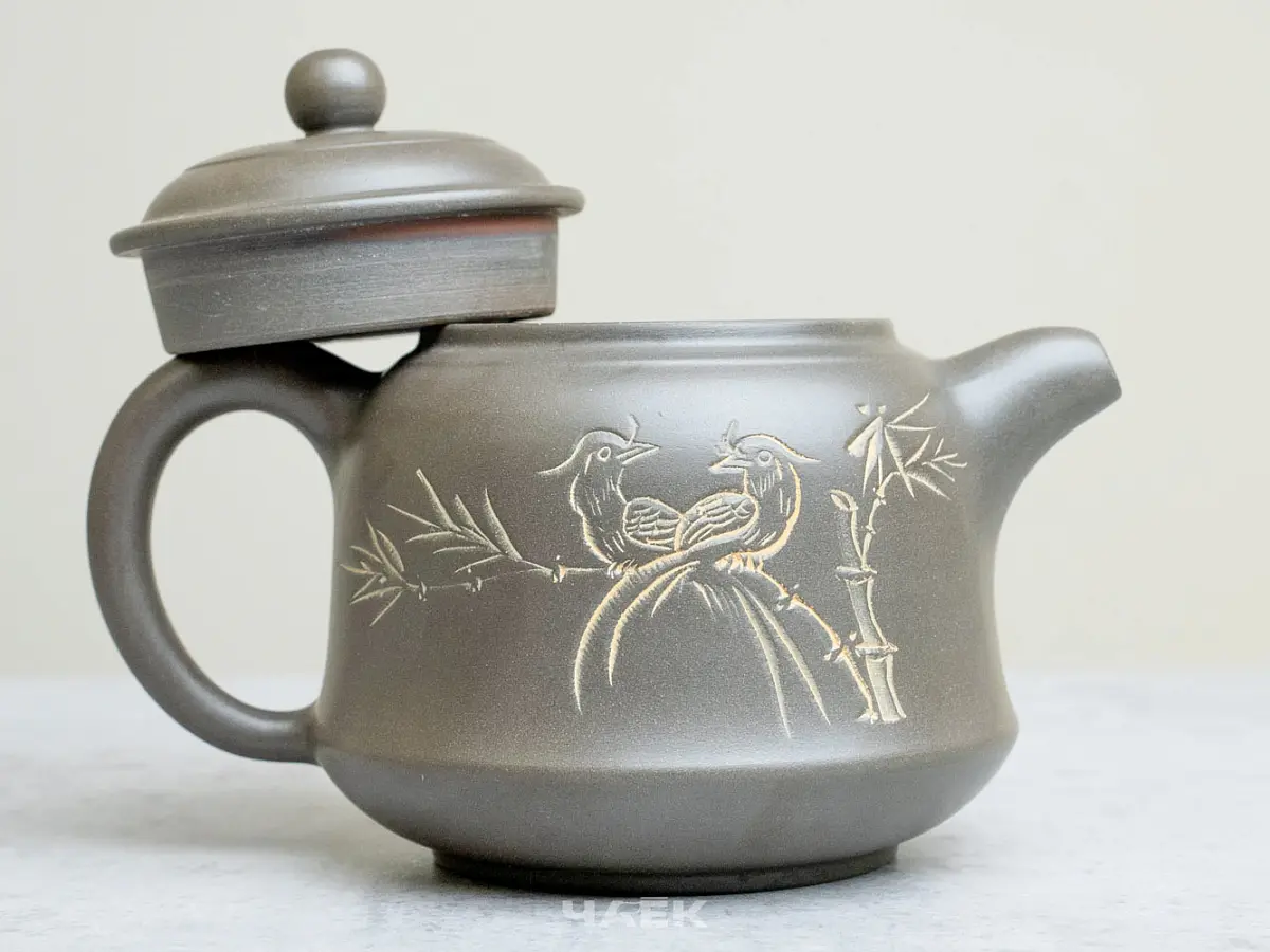Чайник из Гуанси № 163, керамика Циньчжоу, 185 мл