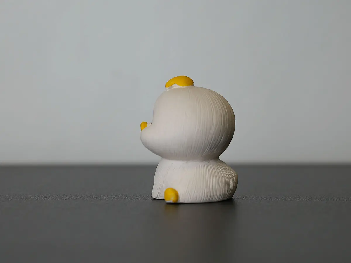 Чайная фигурка «Утёнок» № 58, исинская глина