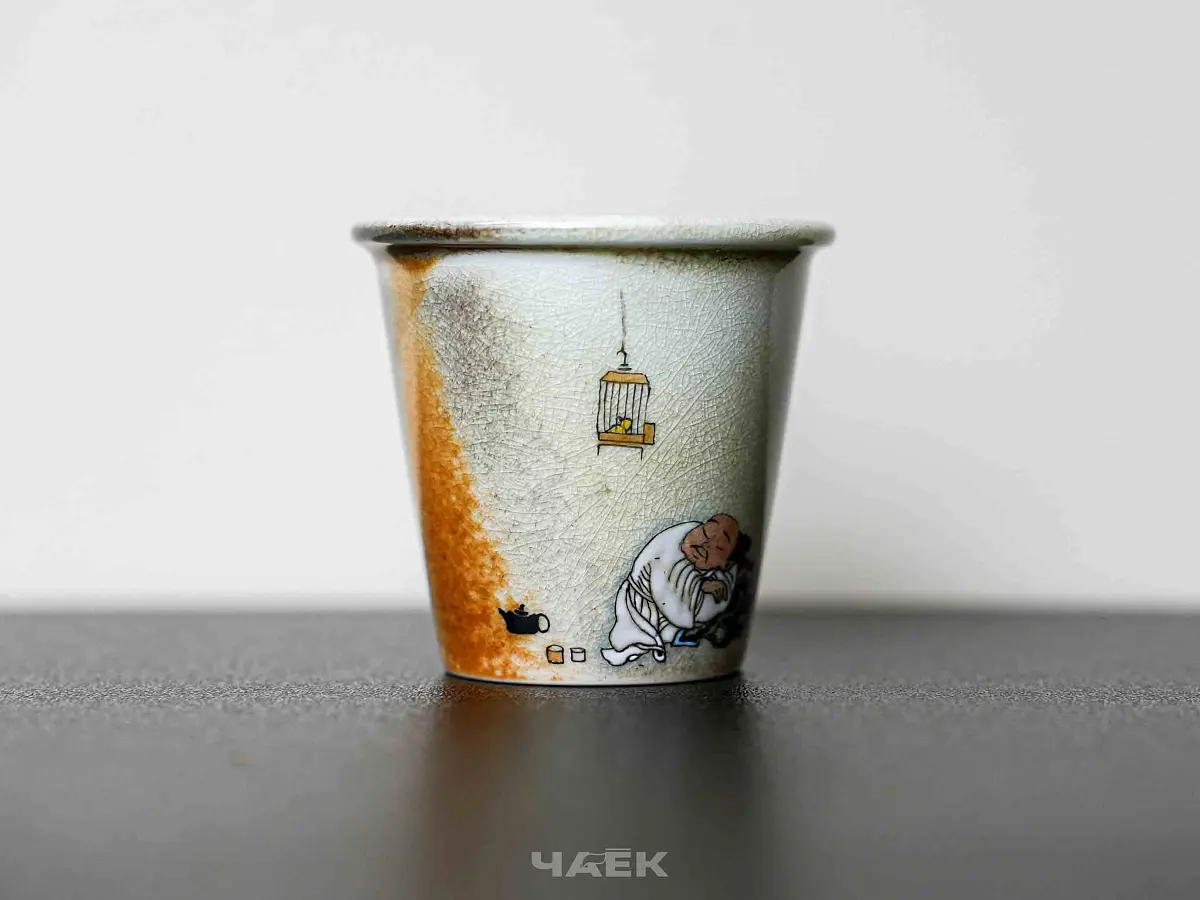 Пиала № 312, керамика Цзиндэчжэнь, 56 мл