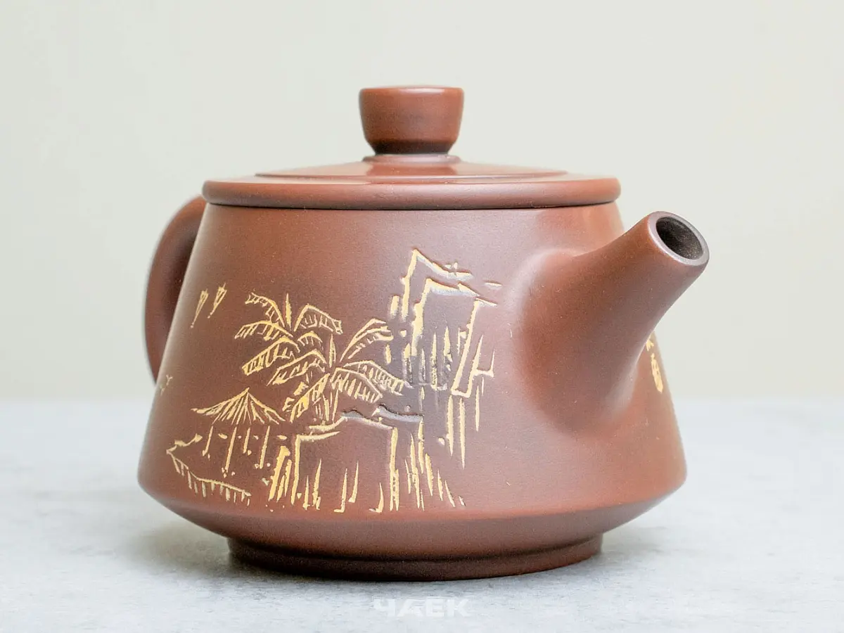 Чайник из Гуанси № 159, керамика Циньчжоу, 173 мл