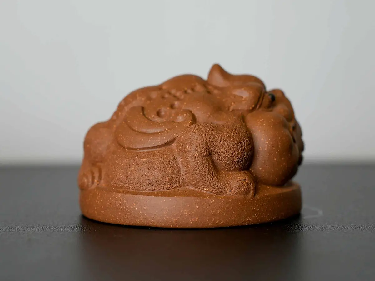 Чайная фигурка «Жаба» № 94, исинская глина