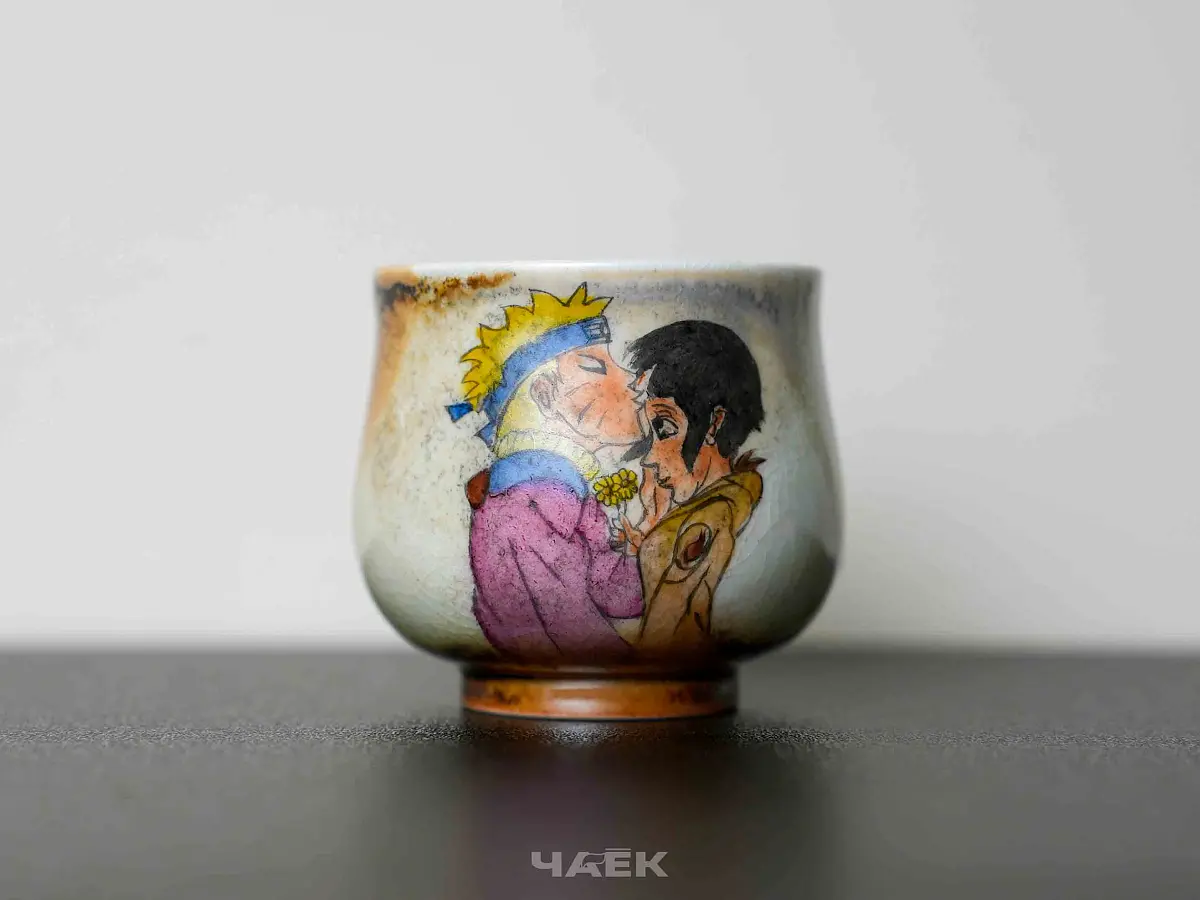 Пиала «НаруХина» № 341, керамика Цзиндэчжэнь, 88 мл