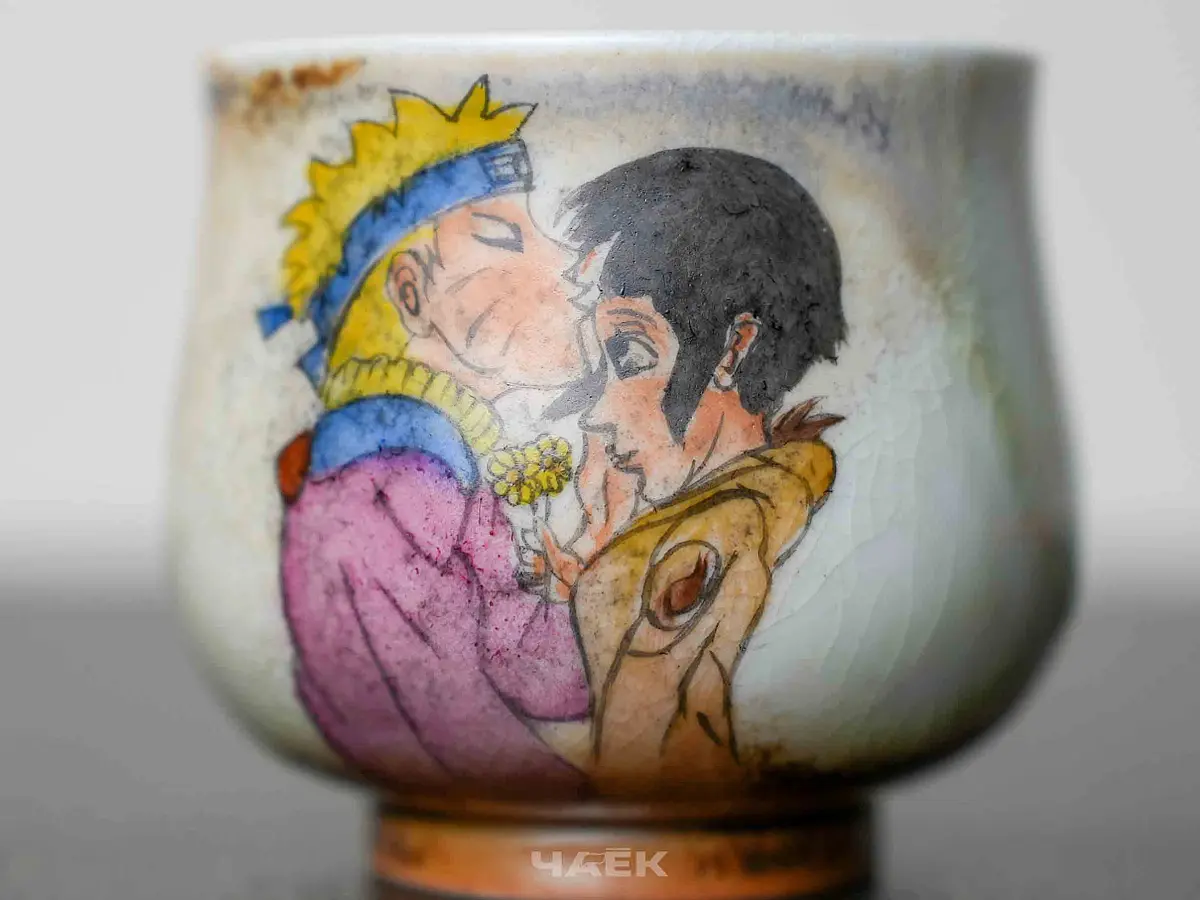 Пиала «НаруХина» № 341, керамика Цзиндэчжэнь, 88 мл