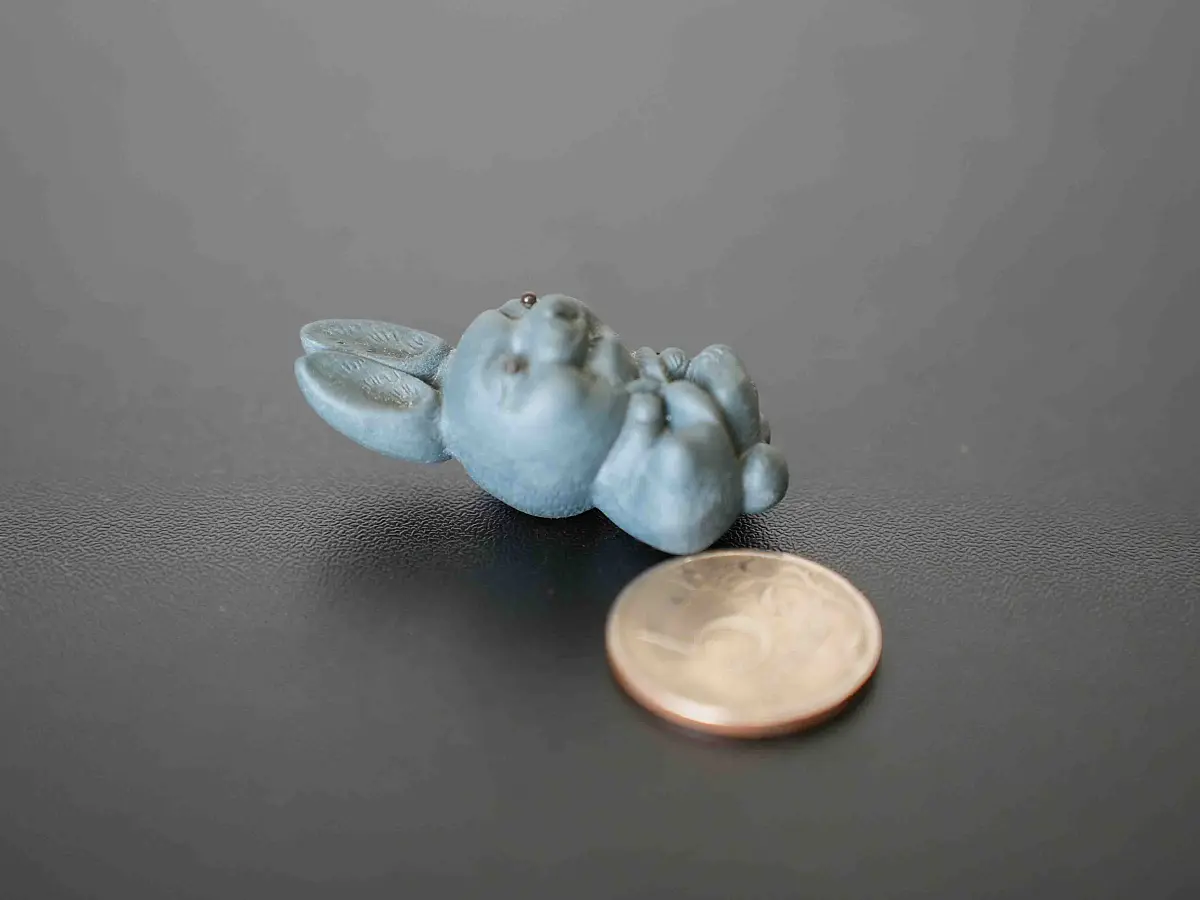 Чайная фигурка «Заяц» № 83, исинская глина