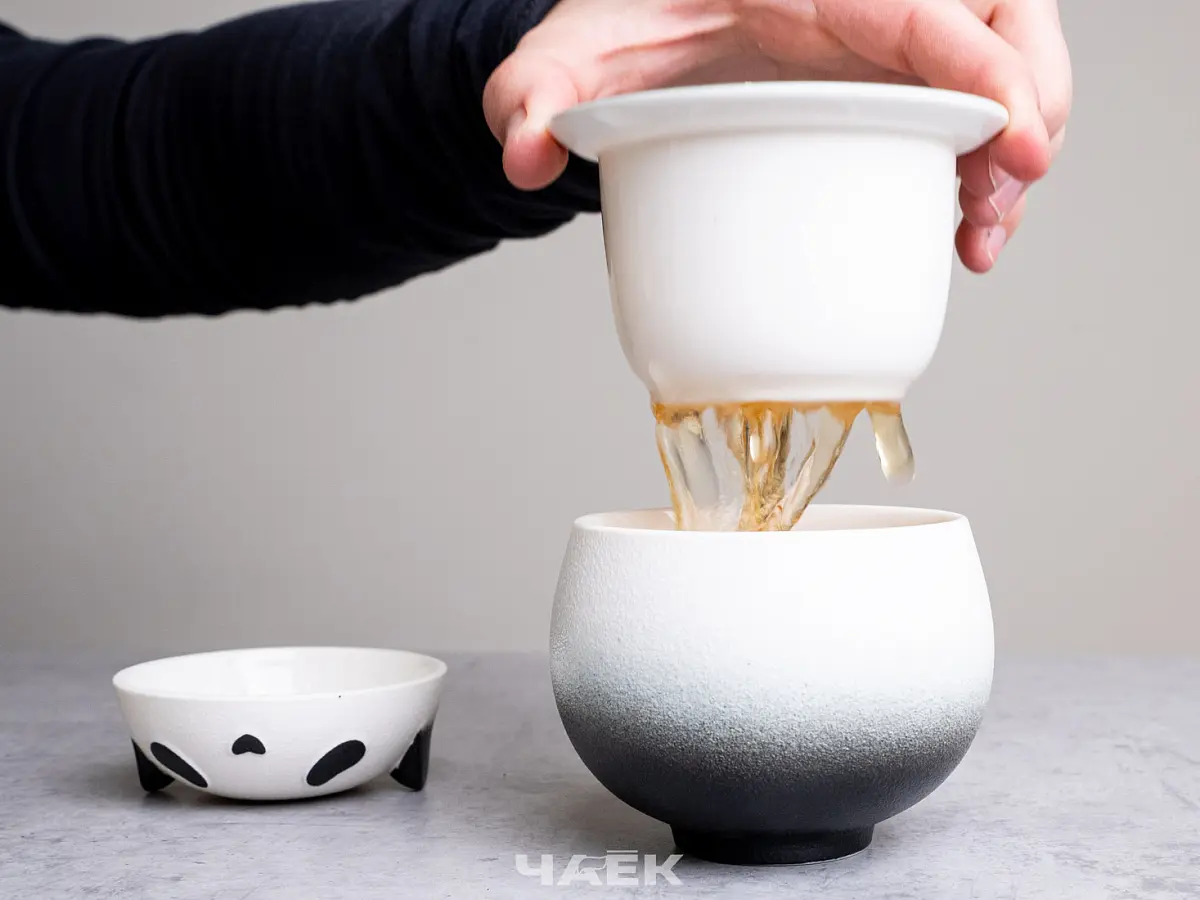 Походный чайный набор № 4 «Пандочка», чёрный