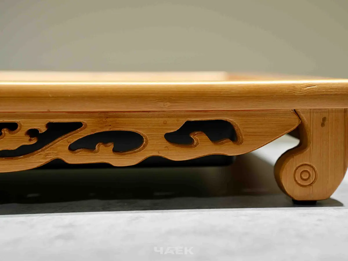 Чабань из бамбука с поддоном, средняя, 40х28 см